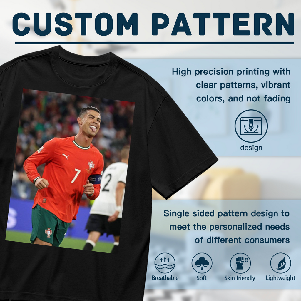 Football Powerful Strikes Football Tee ¨C Perfect for Fans of the Beautiful Game