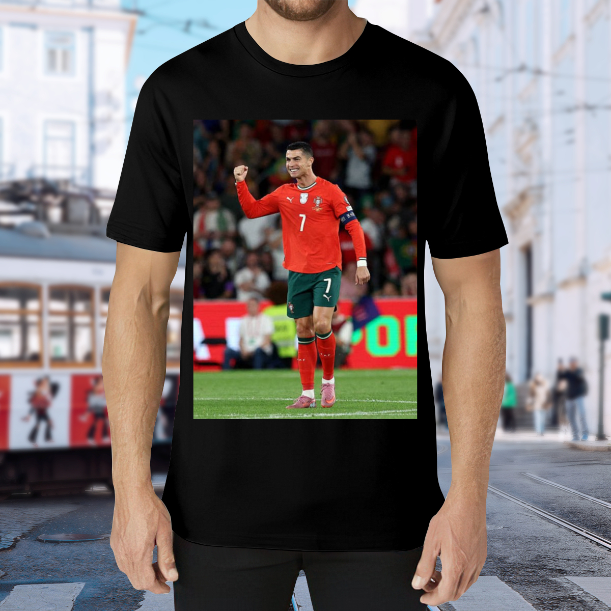 On-the-Field Football T-Shirt ¨C Represent the Heart of Soccer