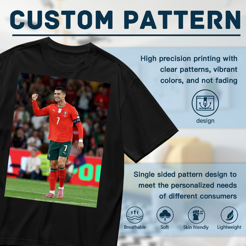 On-the-Field Football T-Shirt ¨C Represent the Heart of Soccer