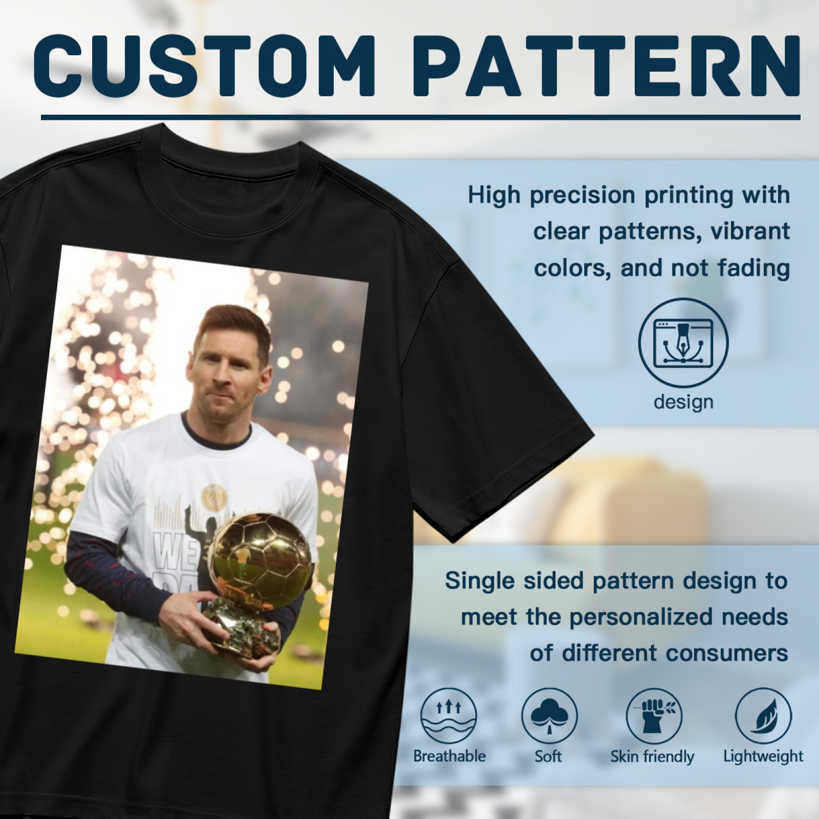 Fast Break Football T-Shirt Show Your Soccer Pride