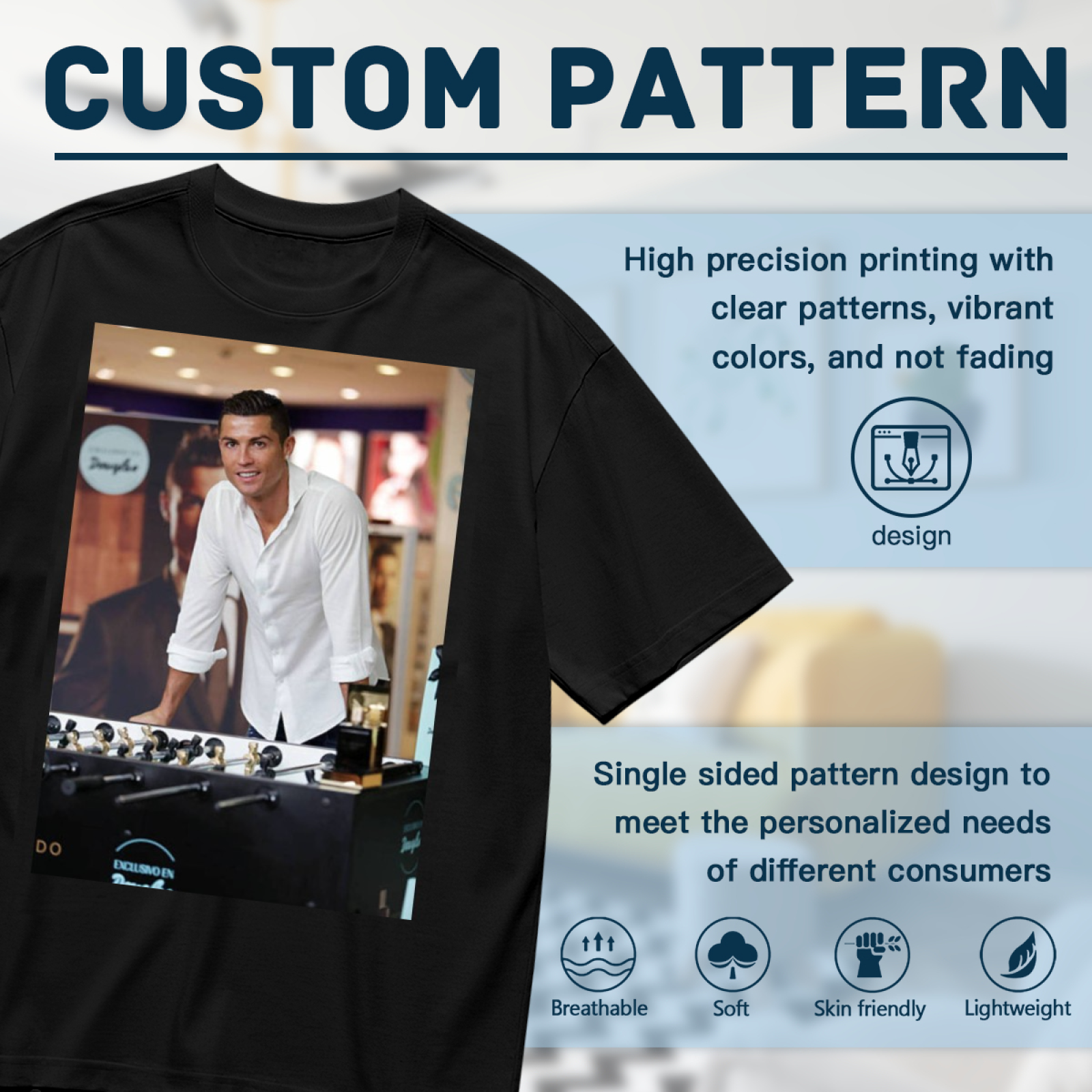 Football Icon Tee Represent the Greatest Moments of the Game