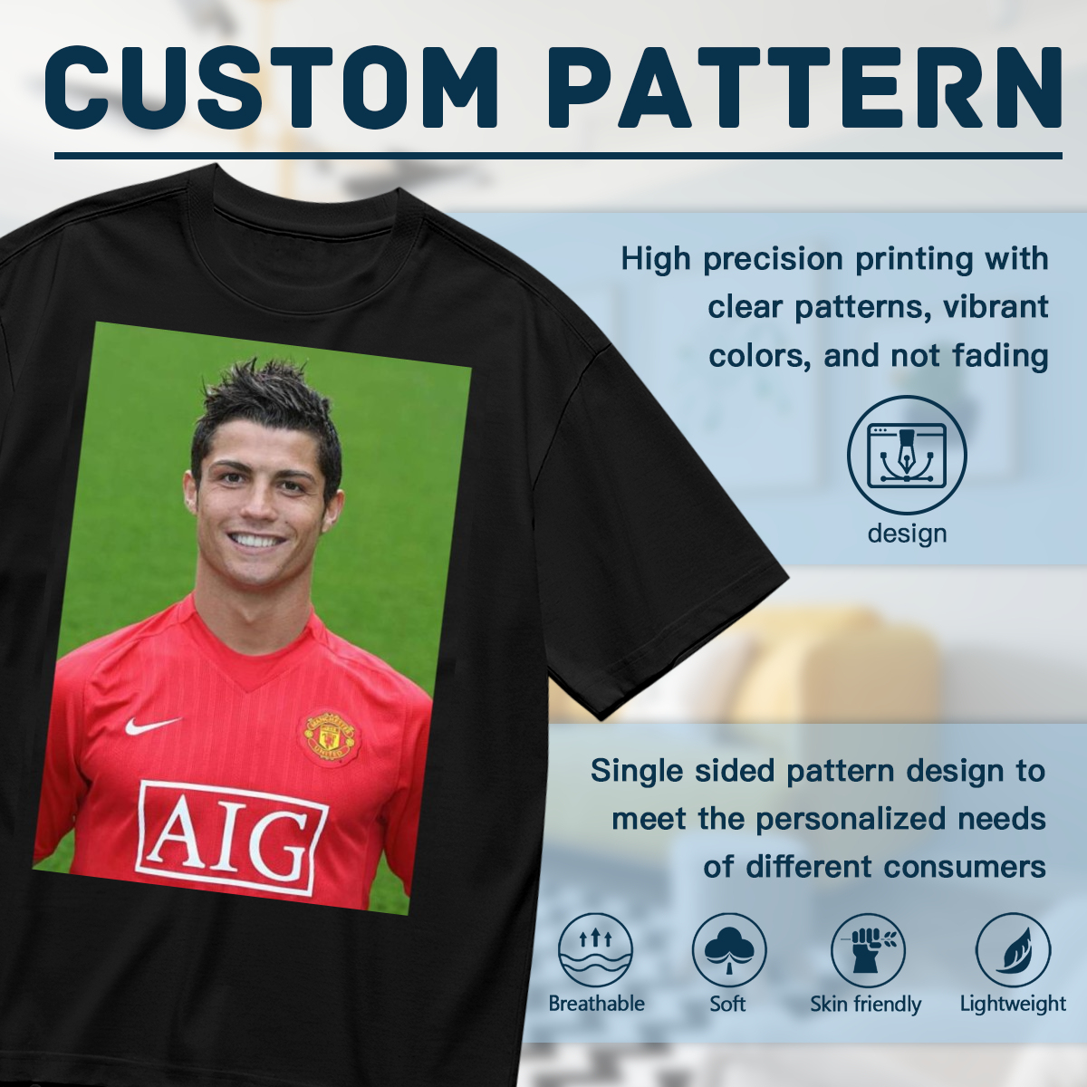 Football Legends in Action Tee ¨C Celebrate the Iconic Moments