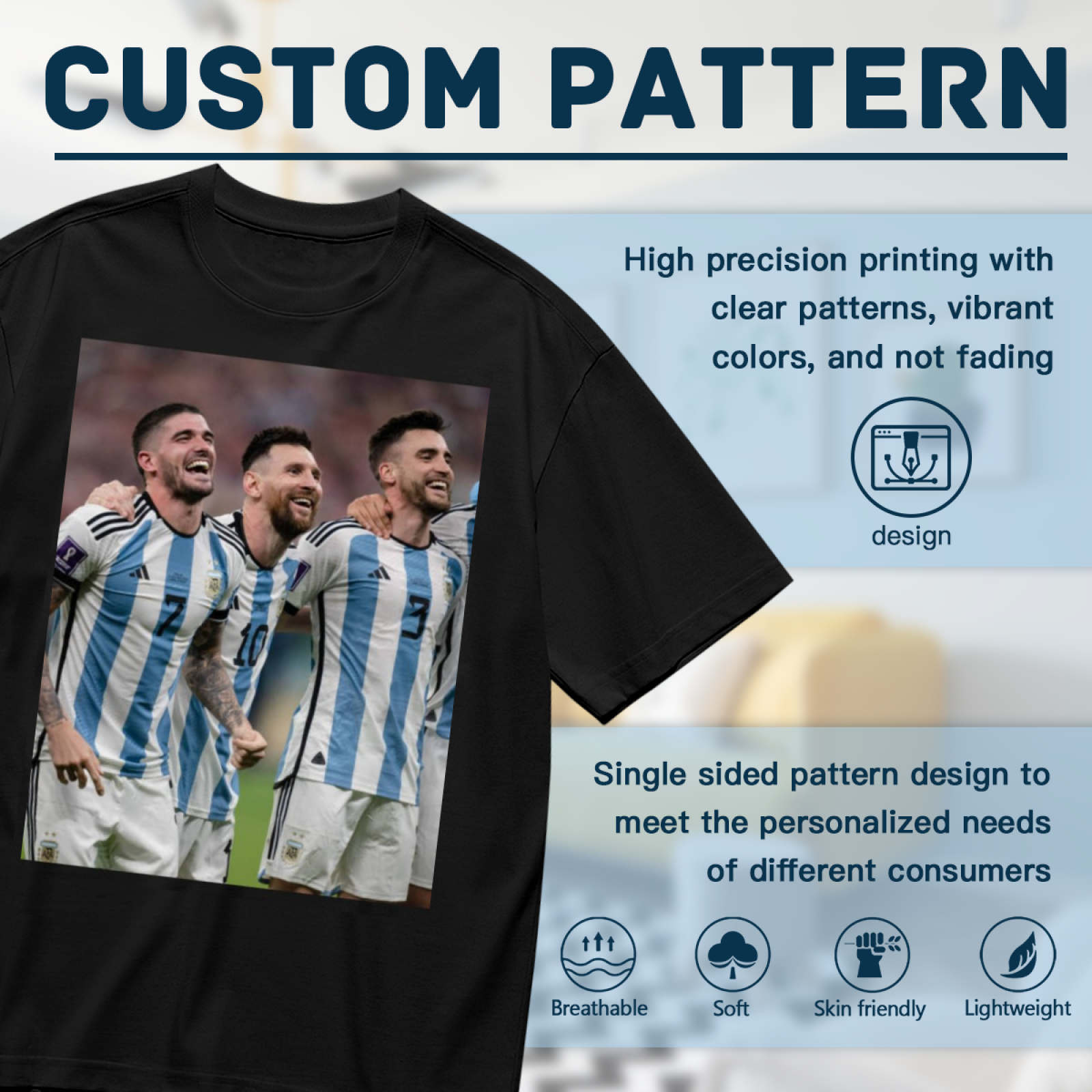 Victory in Motion T-Shirt Celebrate Football with Every Kick