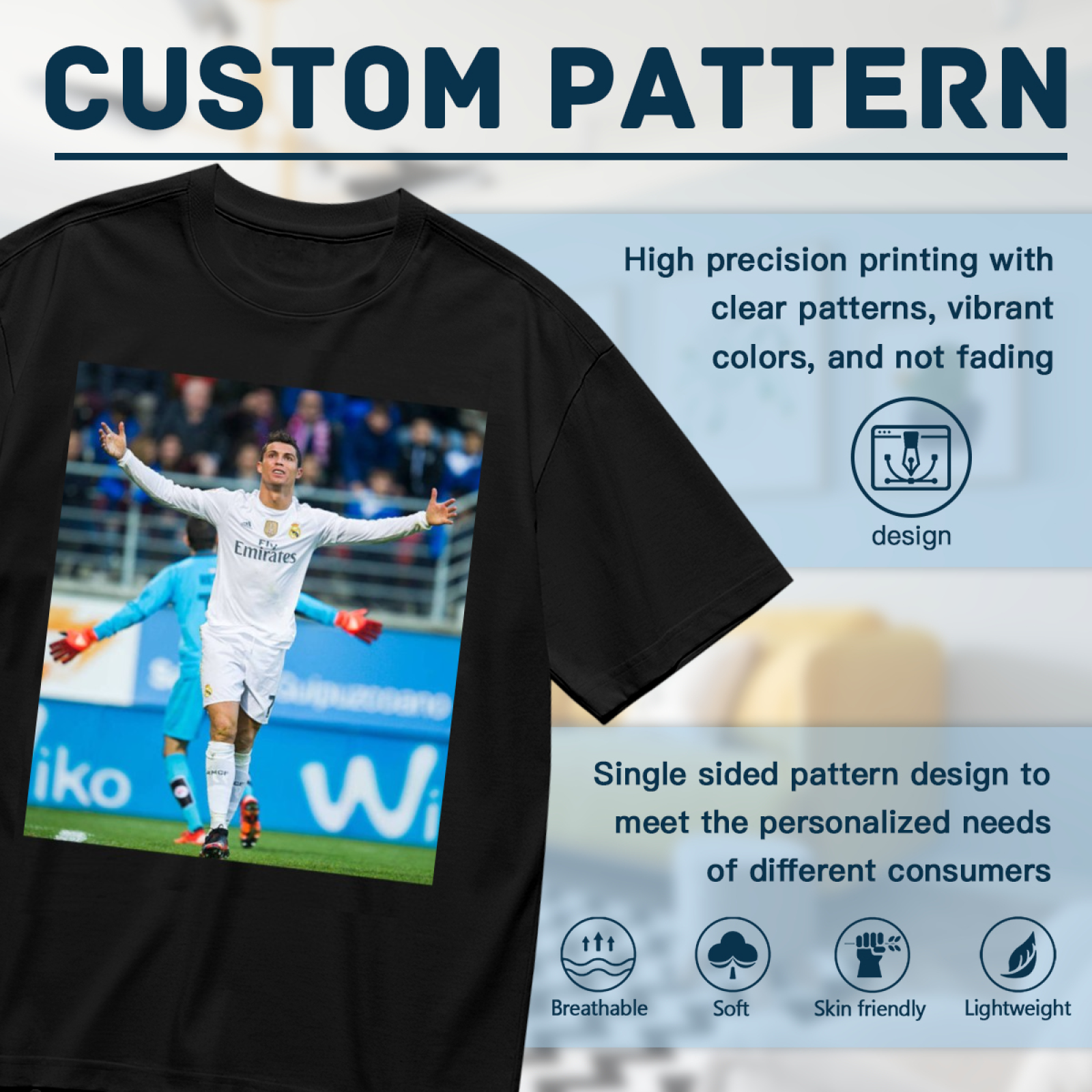 Striker Glory Tee Represent the Best of Soccer¡¯s Action