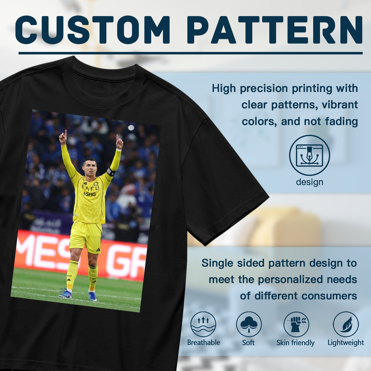 Football Power Tee ¨C Represent the Energy and Strength of the Game