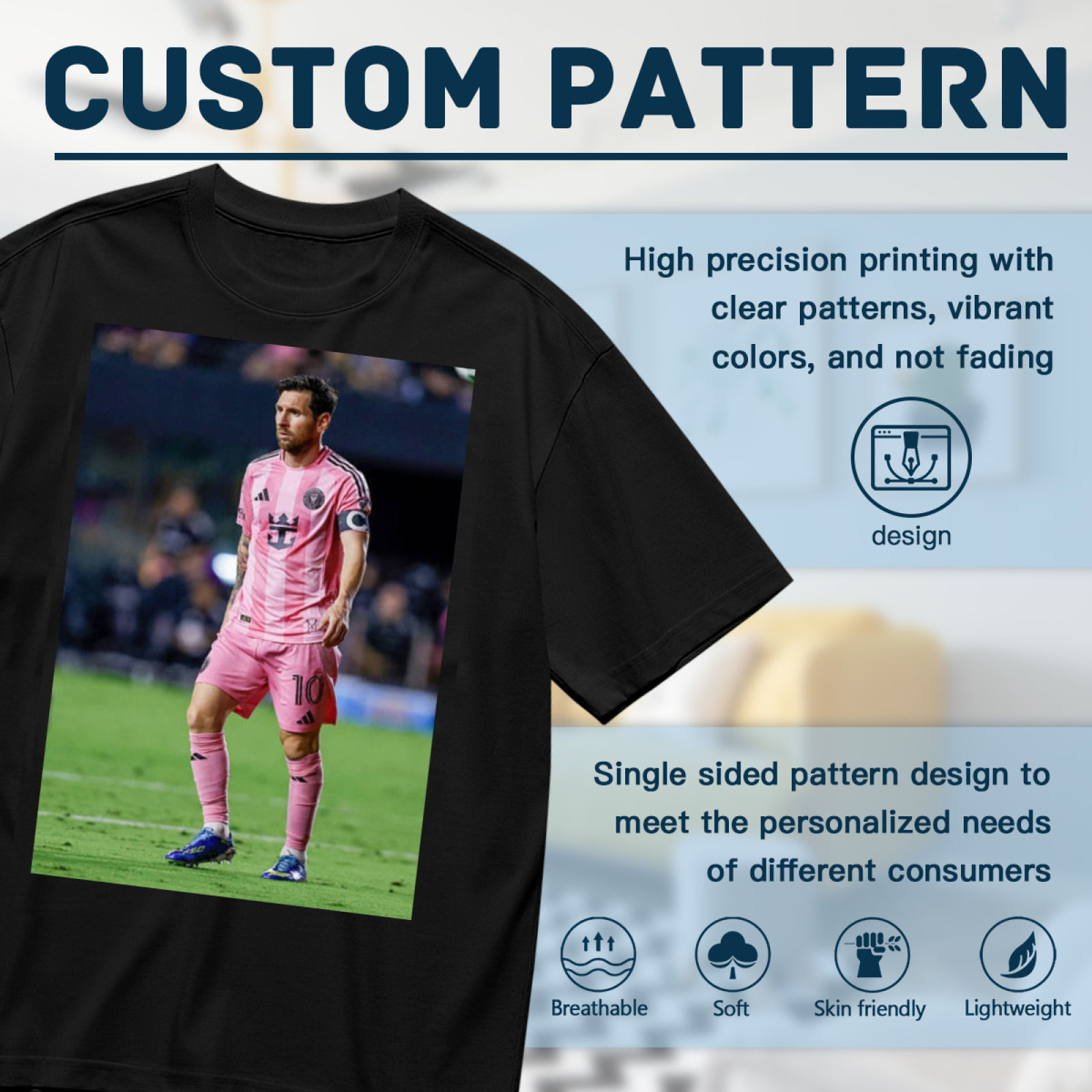 Football Power Play Graphic T-Shirt Show Your Football Pride