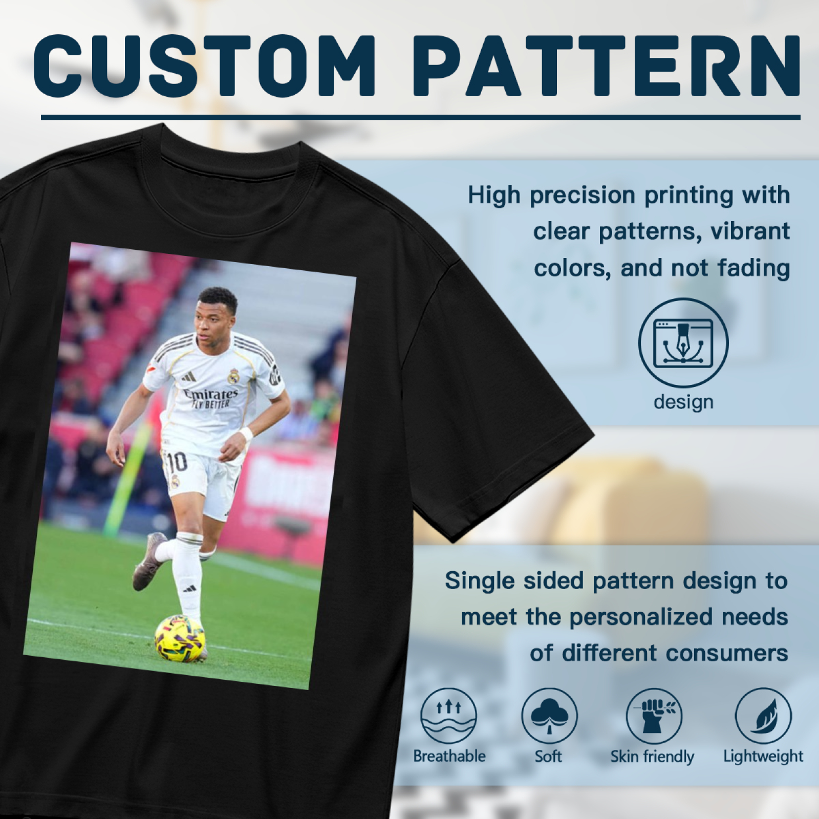 Football Star Action Tee Celebrate Soccer¡¯s Best Players