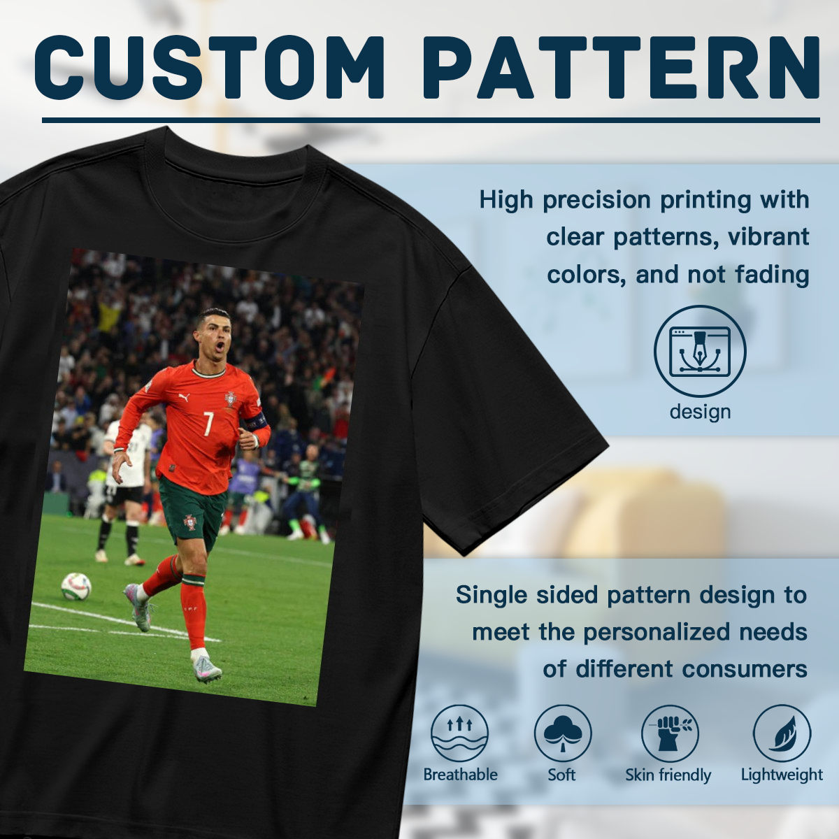 Epic Soccer Style Tee ¨C Perfect for Fans of the Beautiful Game