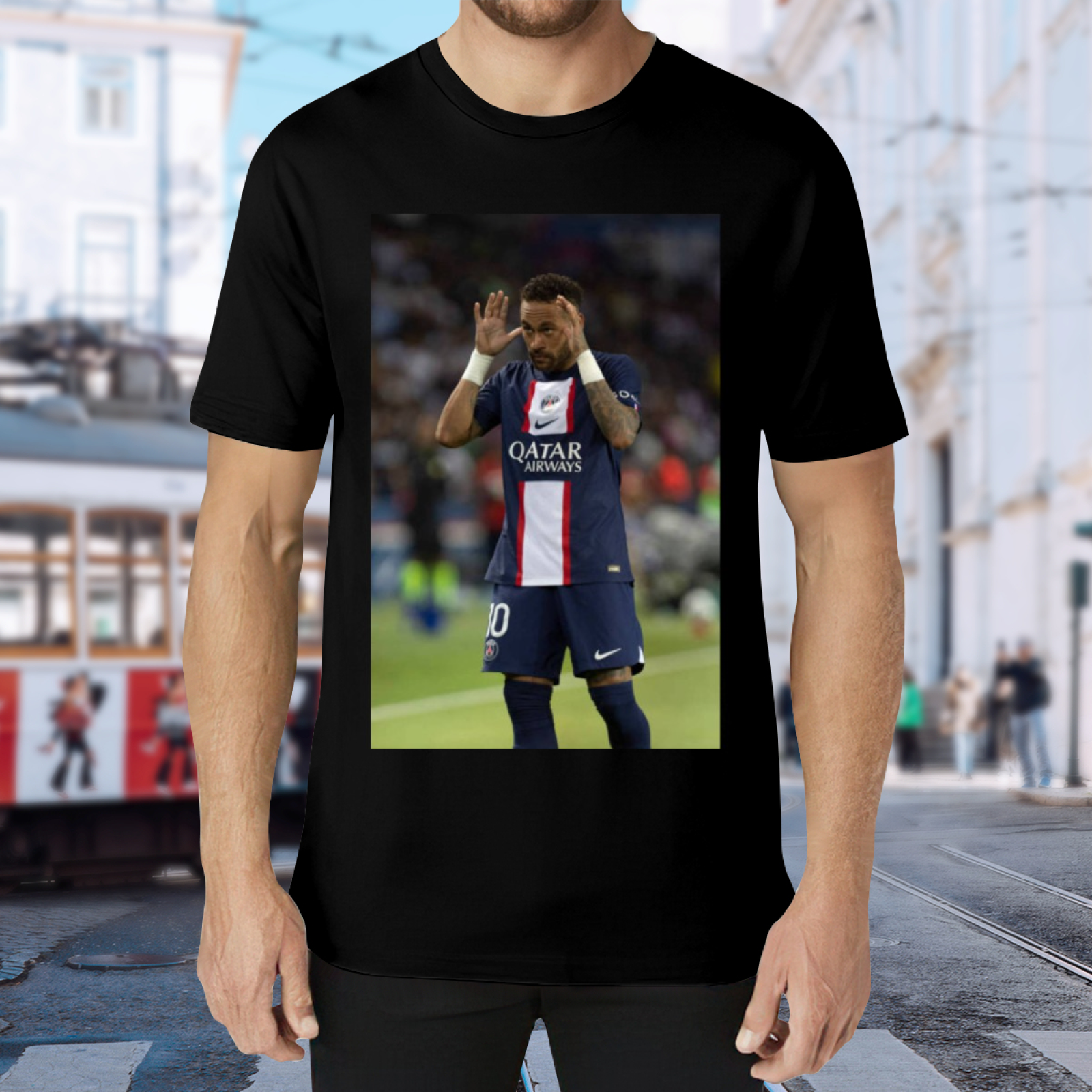 Football Hero Tribute T-Shirt Ideal for Passionate Soccer Fans