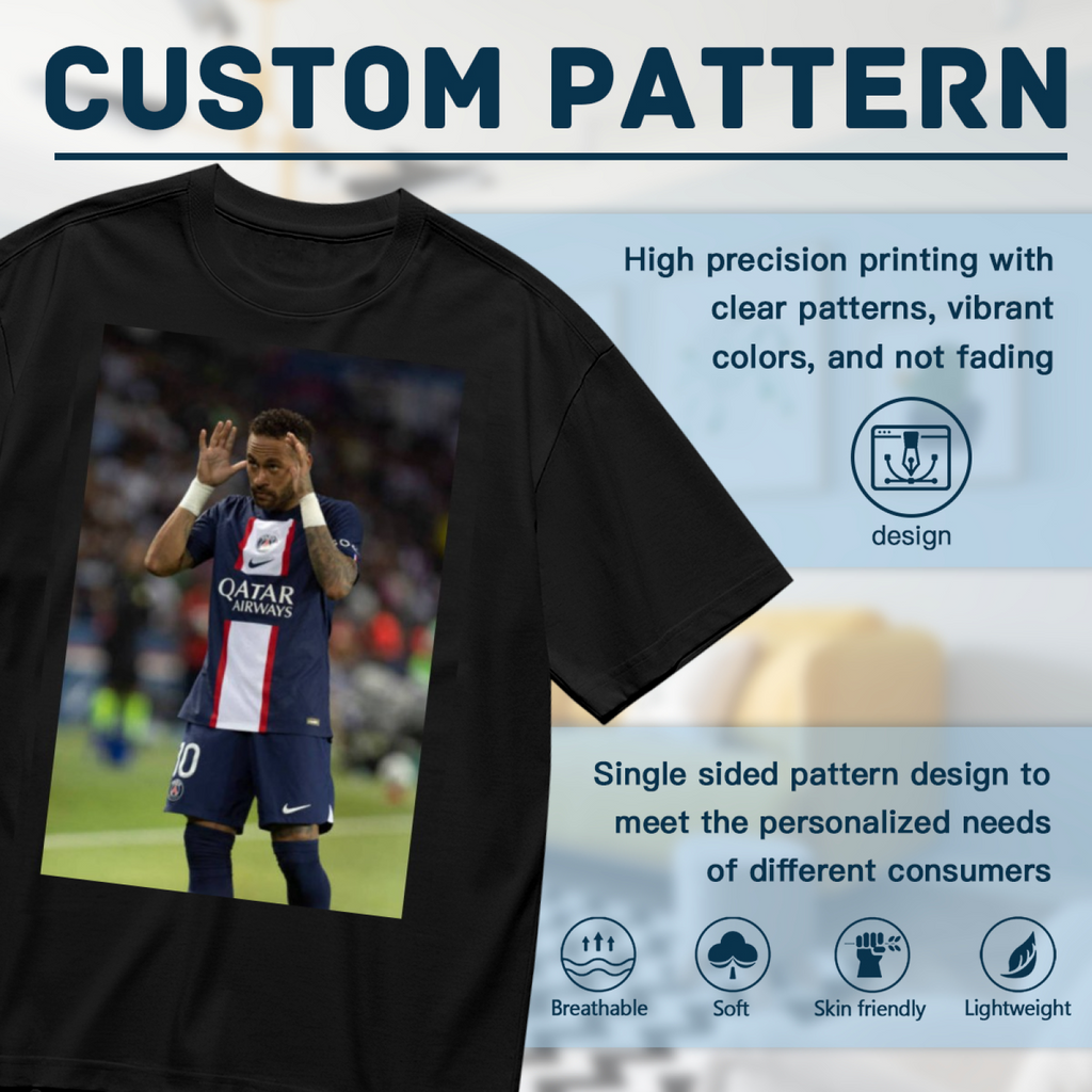 Football Hero Tribute T-Shirt Ideal for Passionate Soccer Fans