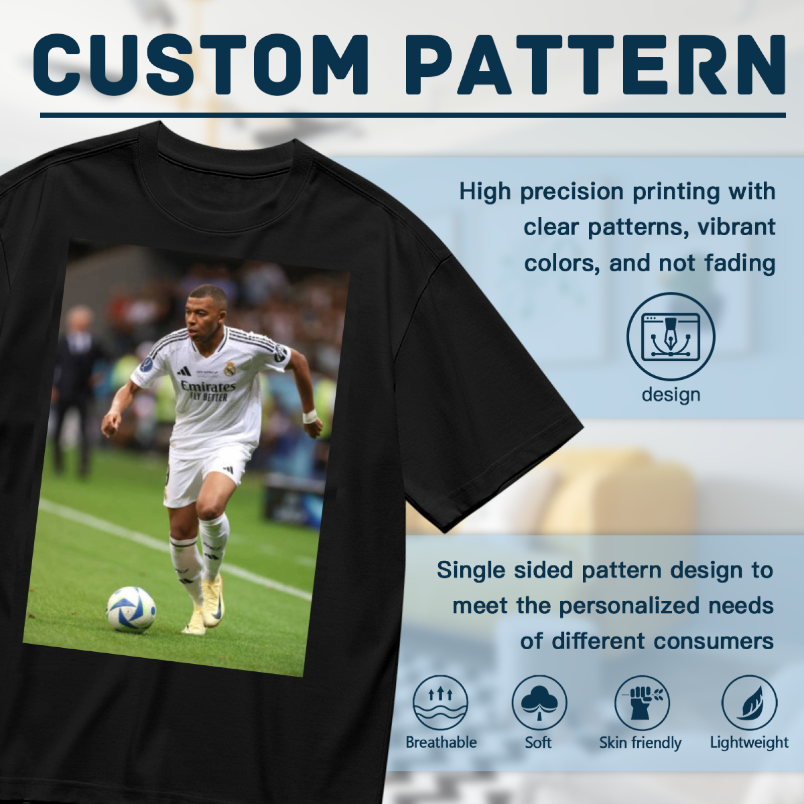 Football Legacy Striker Tee Represent the Best Moments of Soccer