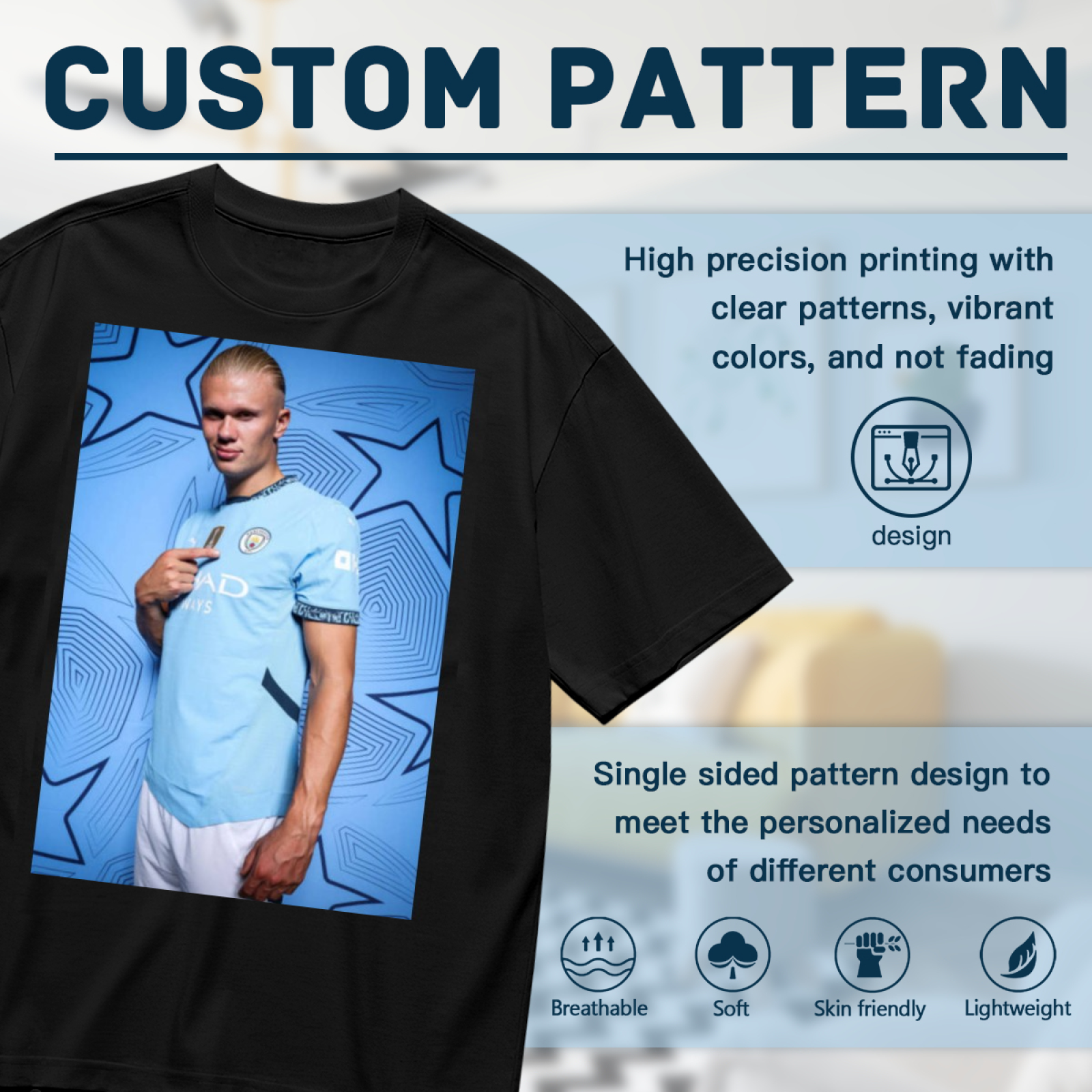 Football Legacy Striker Tee Celebrate the Power of Soccer