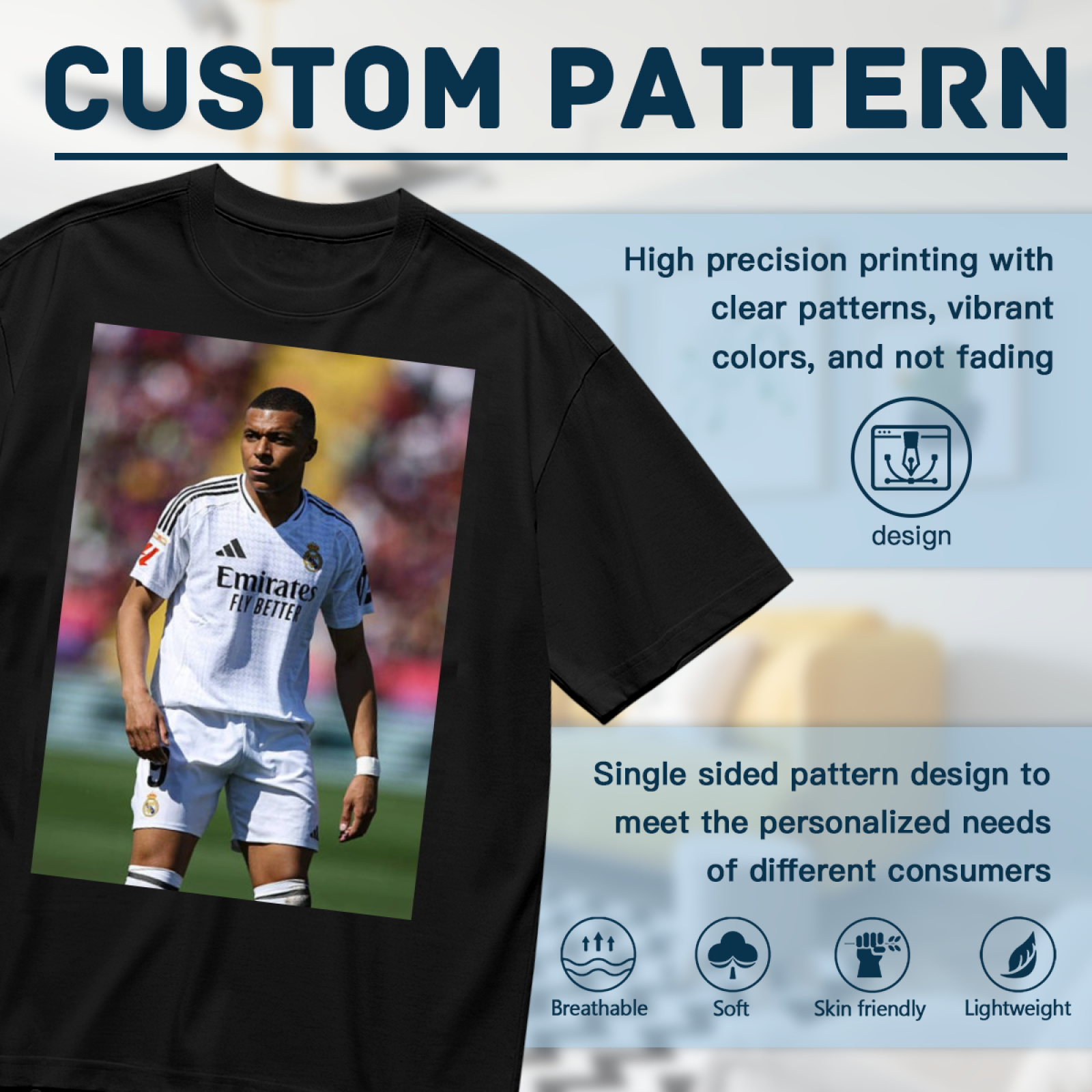 Football Powerhouse Star Tee Celebrate Soccer¡¯s Power and Speed