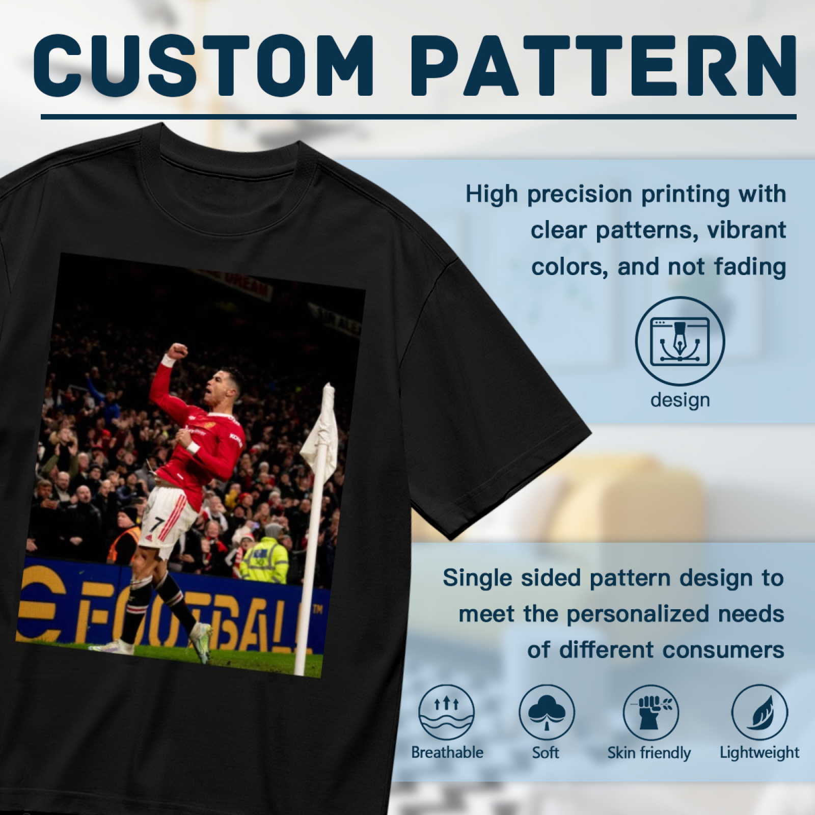 Football Legacy Action T-Shirt Celebrate the Best Moments of Soccer