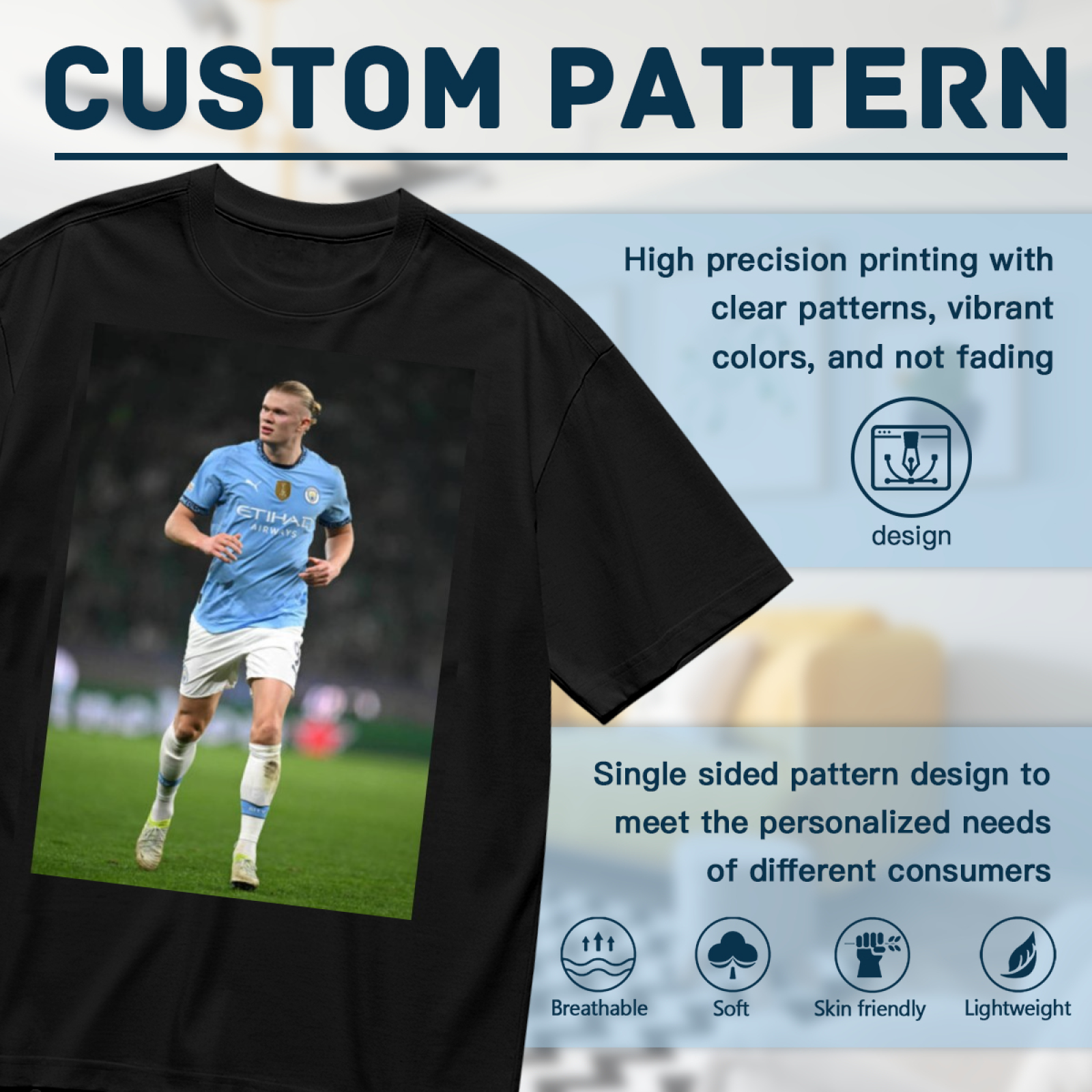 Football Glory Striker Tee Wear the Energy of the Beautiful Game