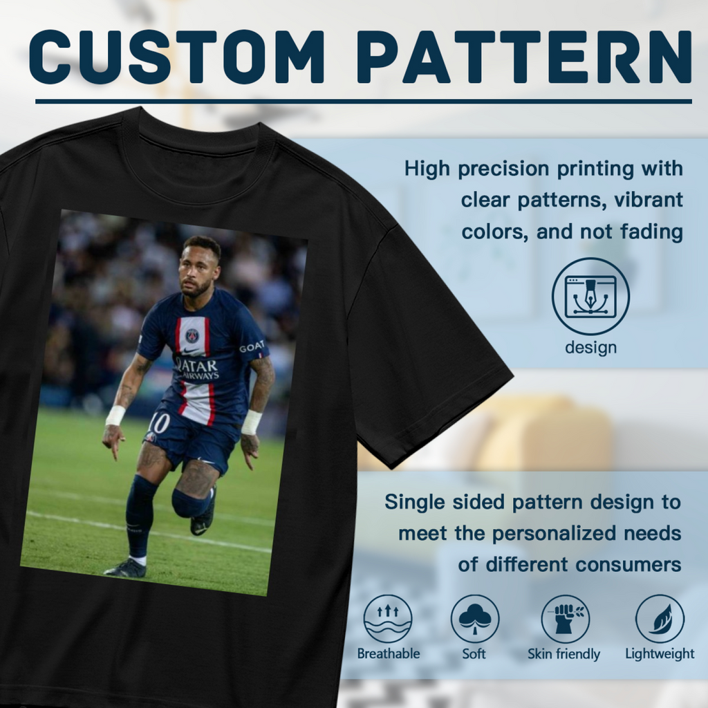 On-the-Field Football T-Shirt Represent the Heart of Soccer