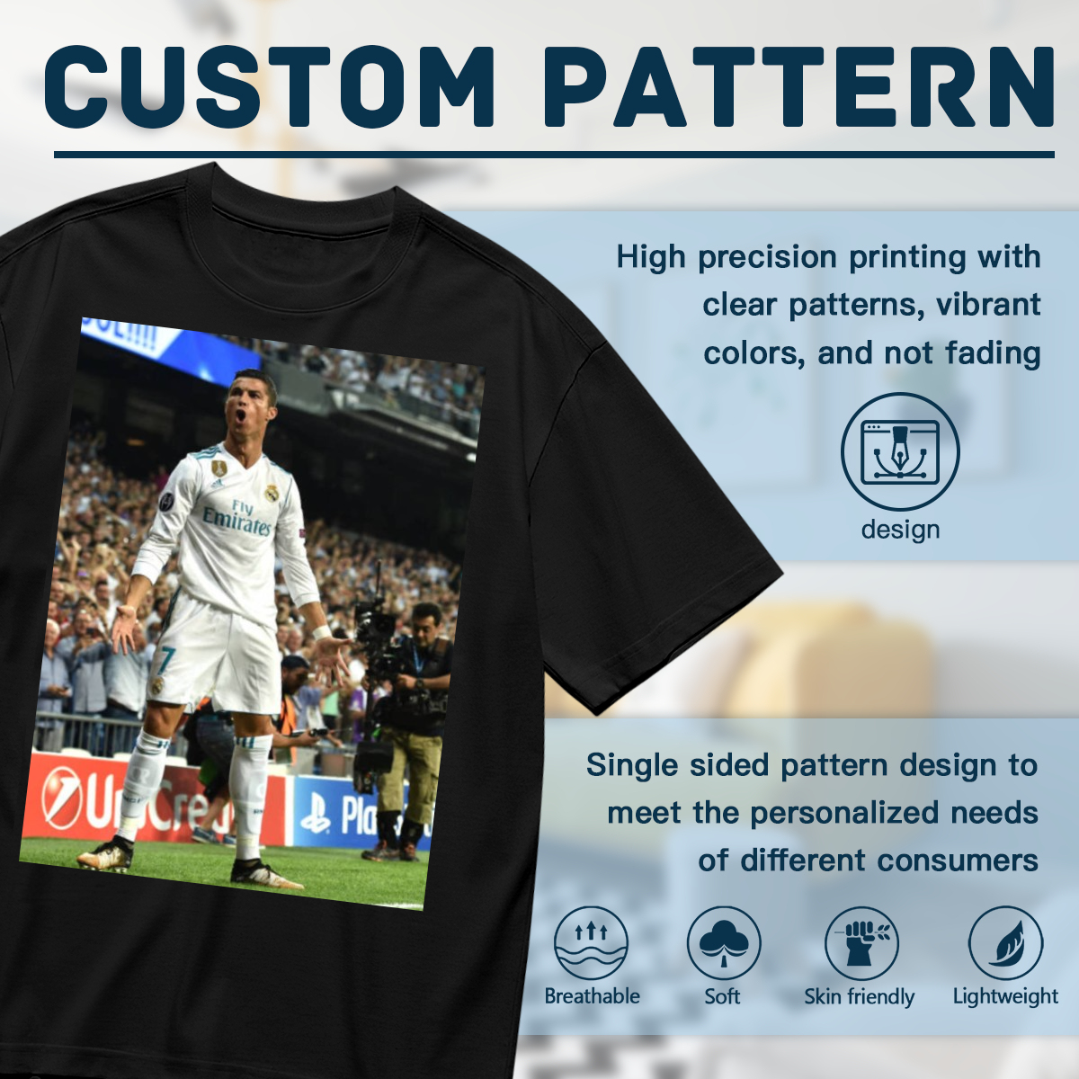Goal-Scoring Graphic T-Shirt ¨C Perfect for Football Lovers