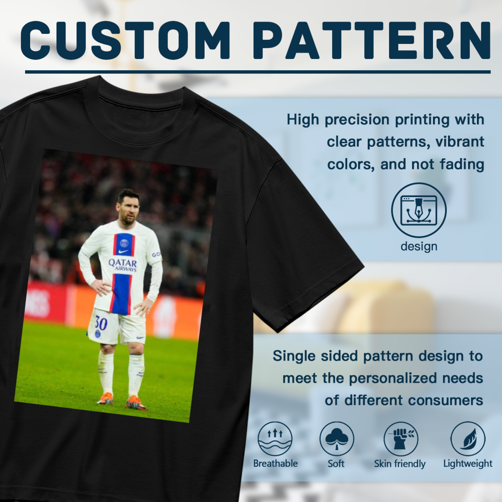 Elite Performance Graphic Tee Designed for True Football Enthusiasts