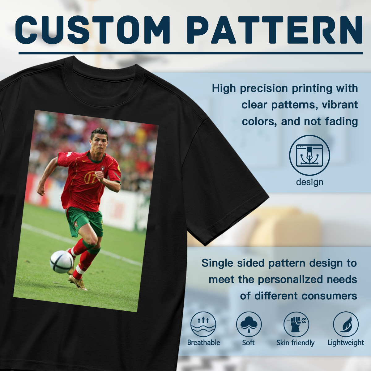 Bold Football Action Tee ¨C Celebrate the Spirit of the Game