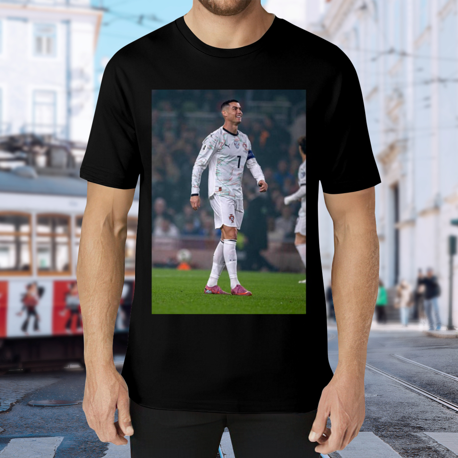 Striker¡¯s Victory Tee Perfect for Passionate Soccer Fans
