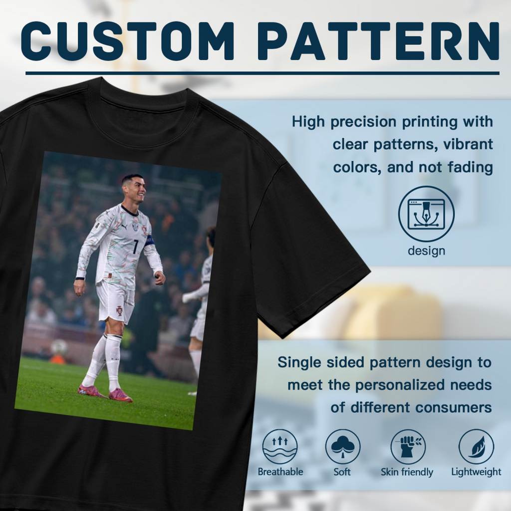 Striker¡¯s Victory Tee Perfect for Passionate Soccer Fans