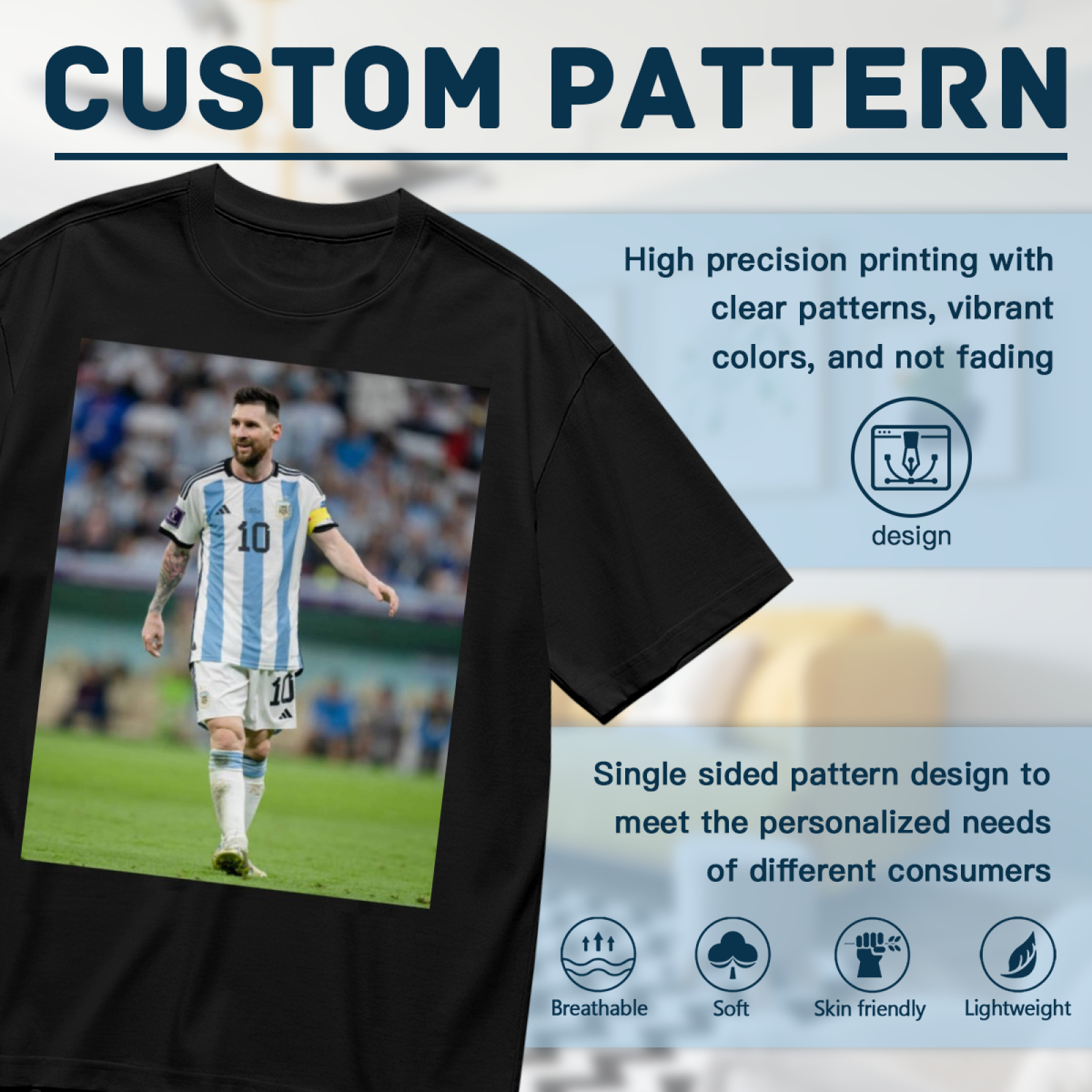 Football Fan Power T-Shirt Celebrate the Beautiful Game with Pride