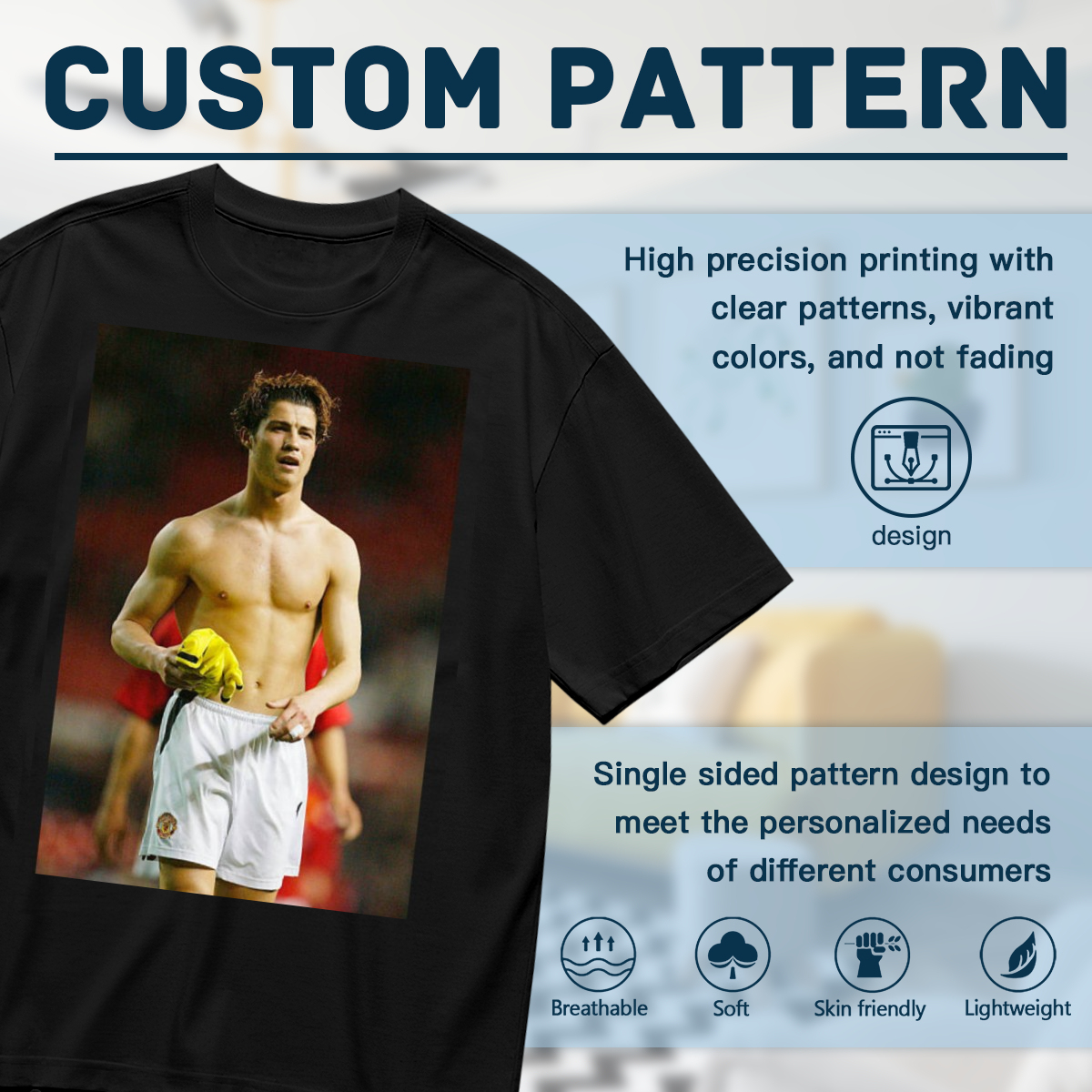 Game-Changing Football T-Shirt ¨C Showcase Your Soccer Passion