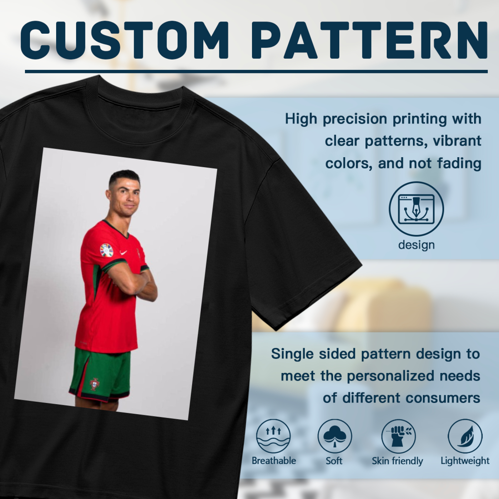 Football Star Legacy Tee Represent the Glory of Soccer