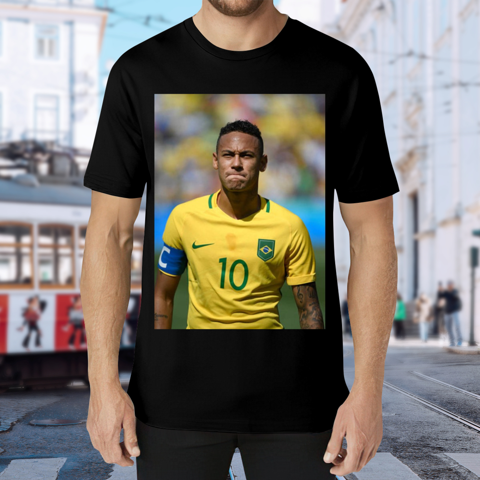 Football Striker Power Tee Show Your Football Spirit Every Day