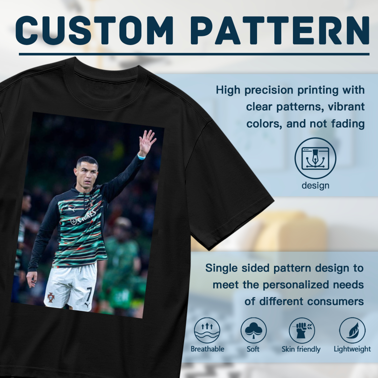 Soccer Legends Glory Tee Represent the Thrill of the Beautiful Game