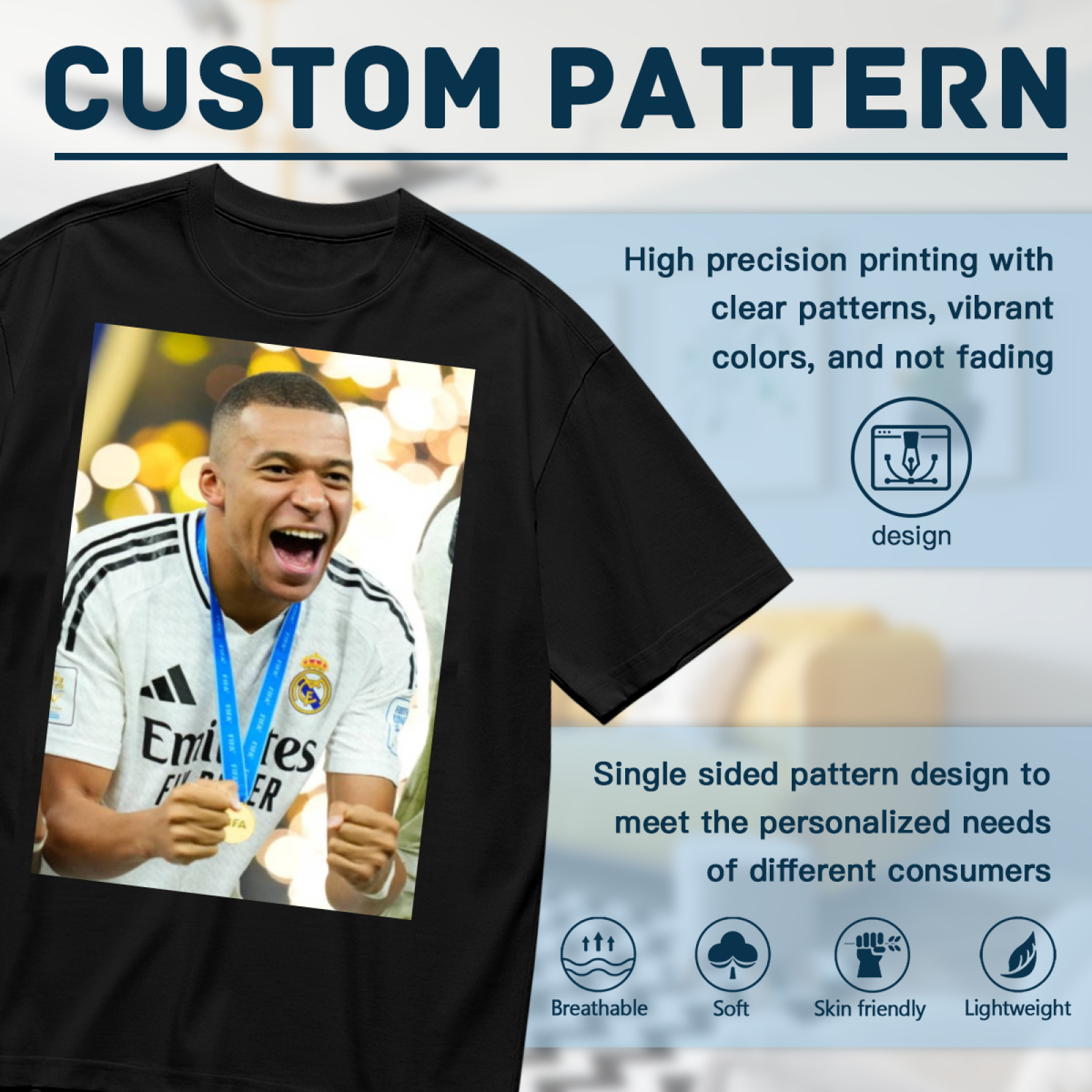 Football Star Power Hero Tee Represent the Power of the Beautiful Game