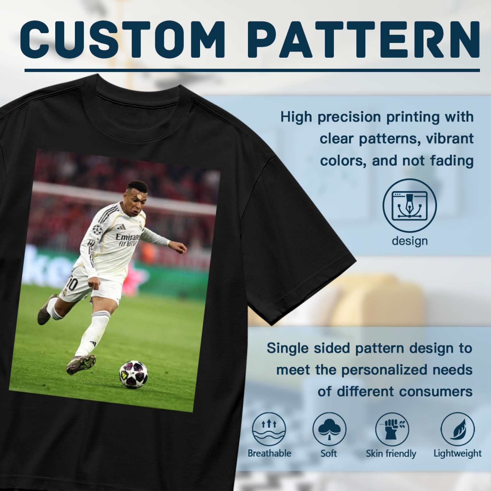 Football Superstars Star Tee Represent the Champions of Soccer