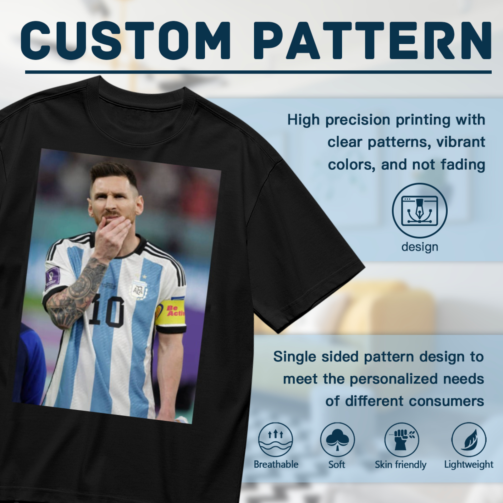 Iconic Football Hero T-Shirt Represent the Passion of Soccer