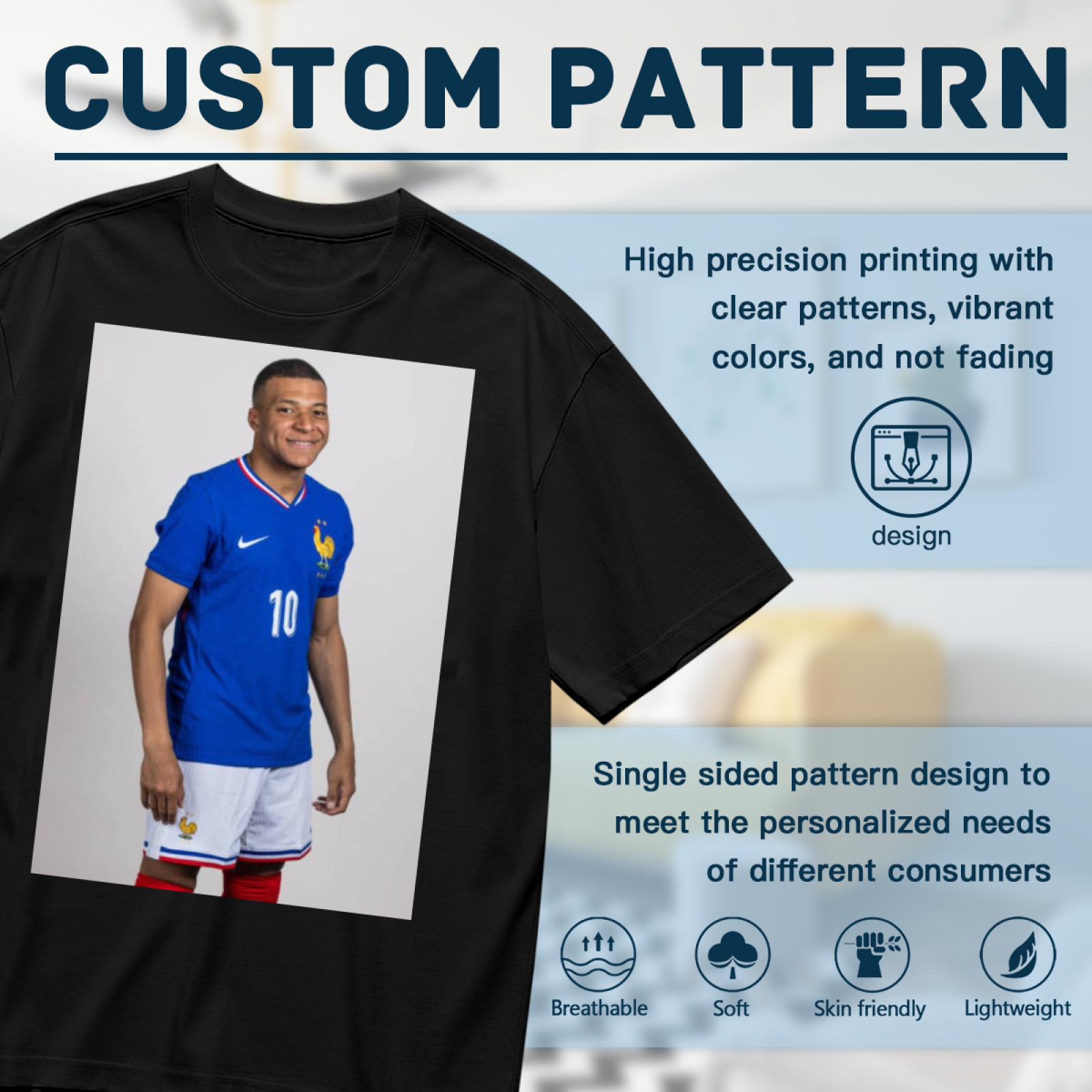 Football Masterclass Star Tee Represent the Icons of Soccer