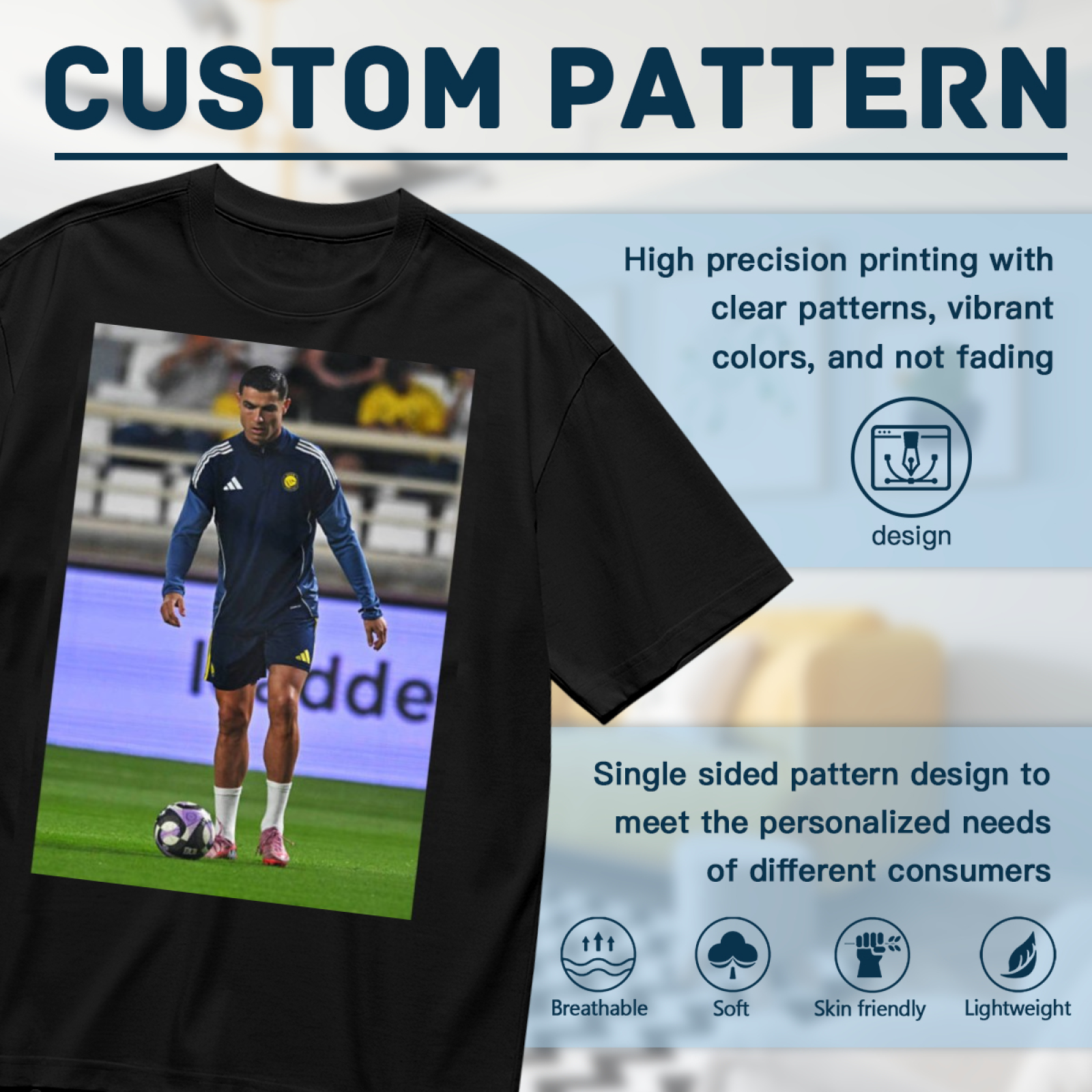 Football Victory Legends Tee Represent the Beautiful Game¡¯s Glory
