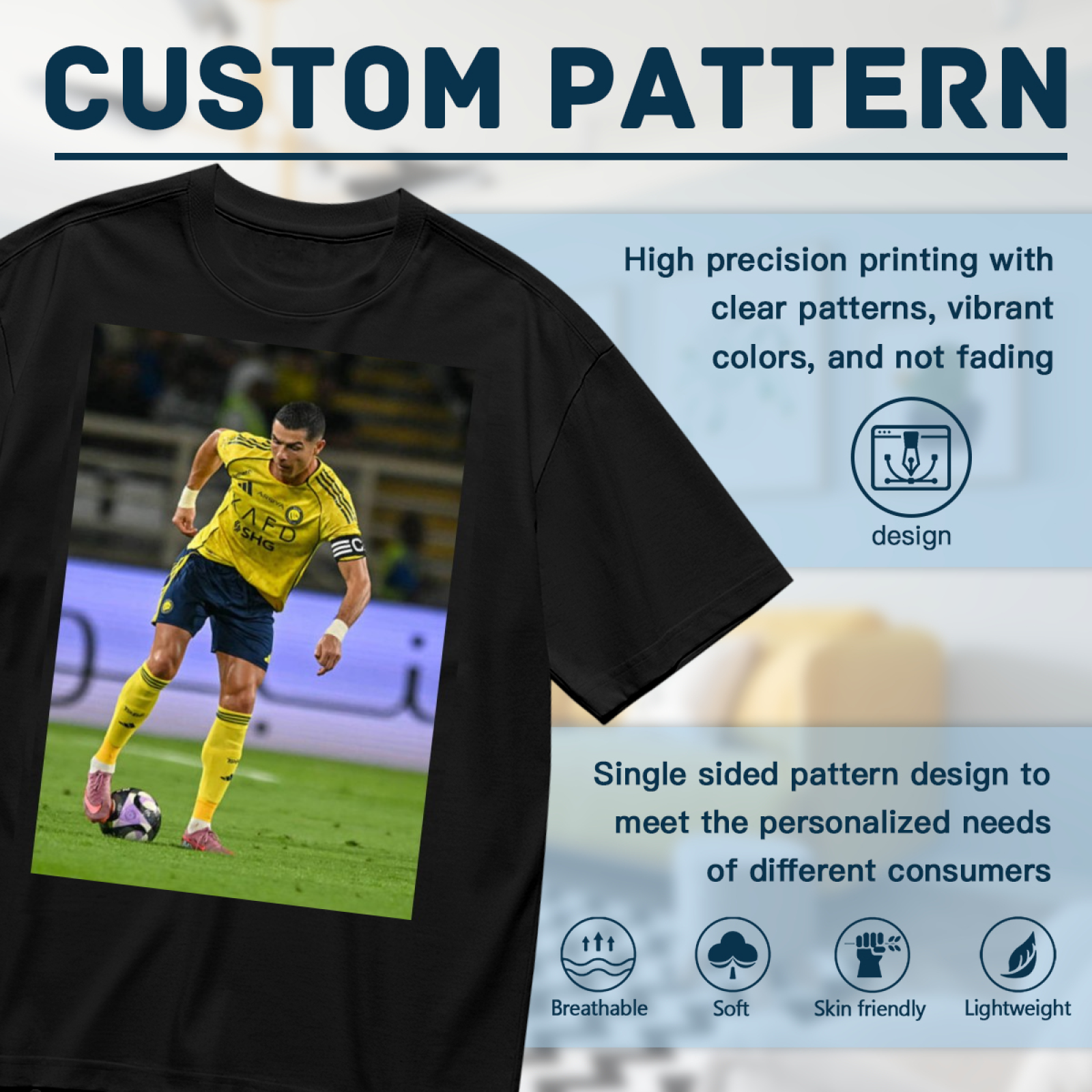 Football Glory Moments Tee Celebrate the Action and Victory of Soccer