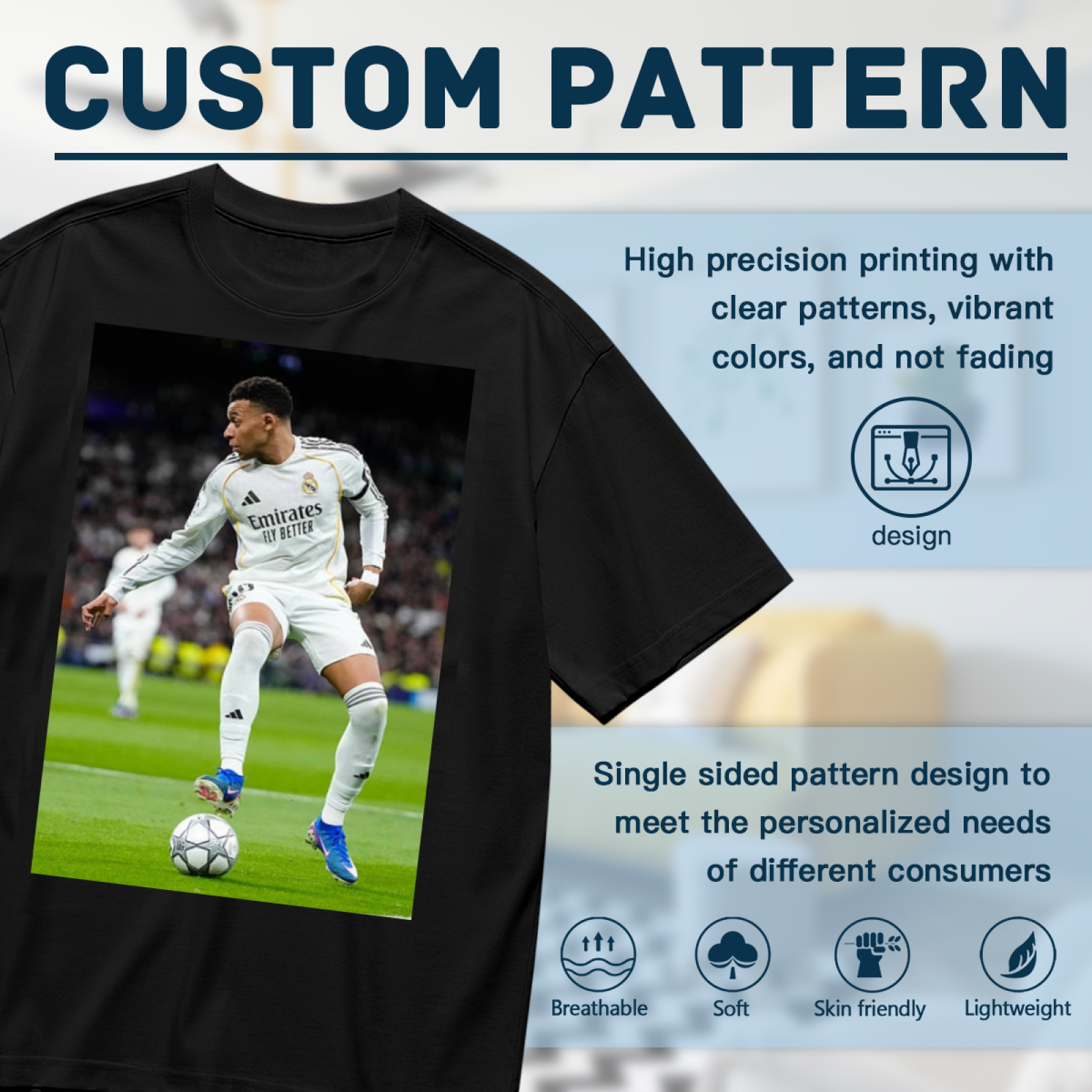 Football Legacy Action Hero Tee Show Your Pride for Soccer Legends