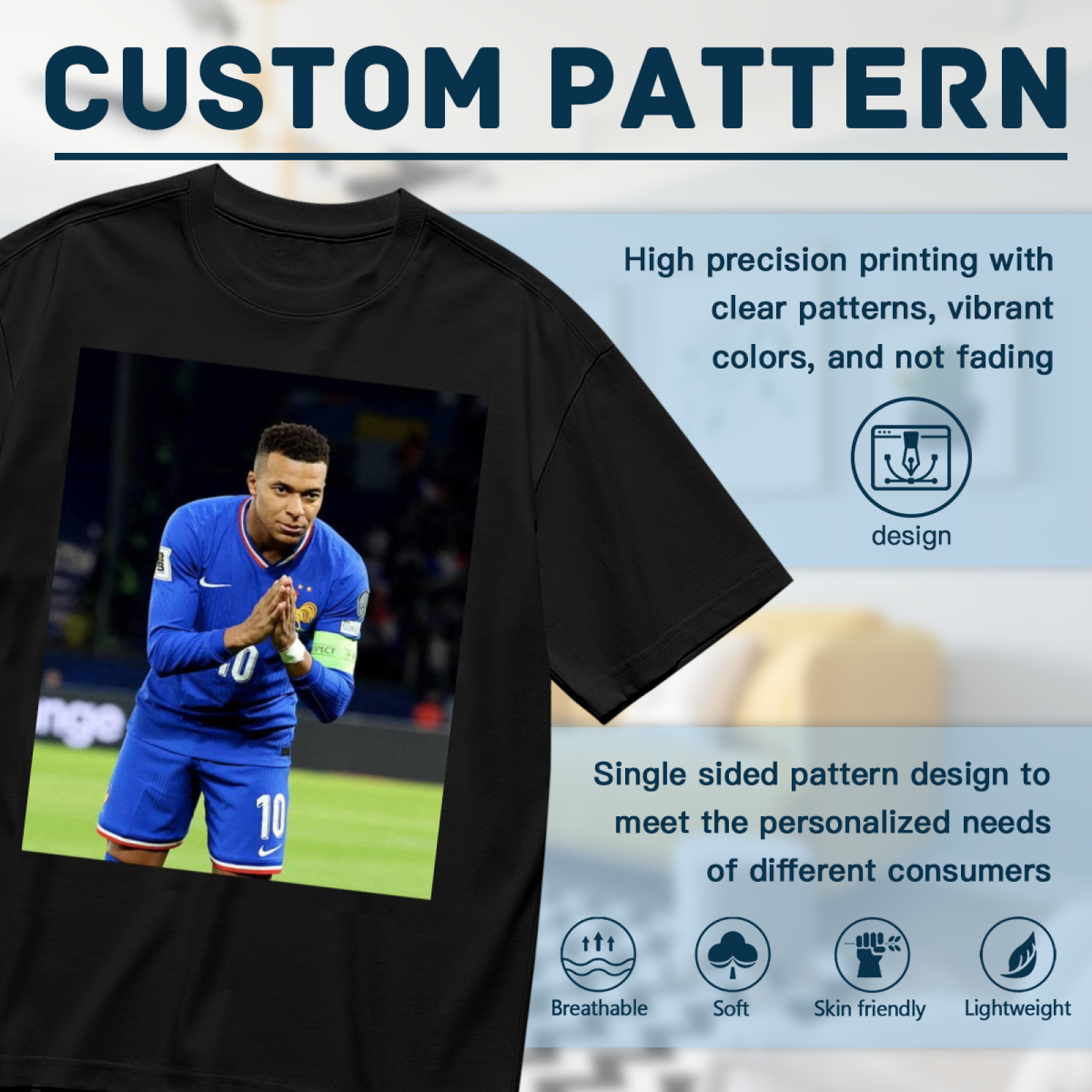 Football Action Superstars Tee Represent the Passion of Soccer