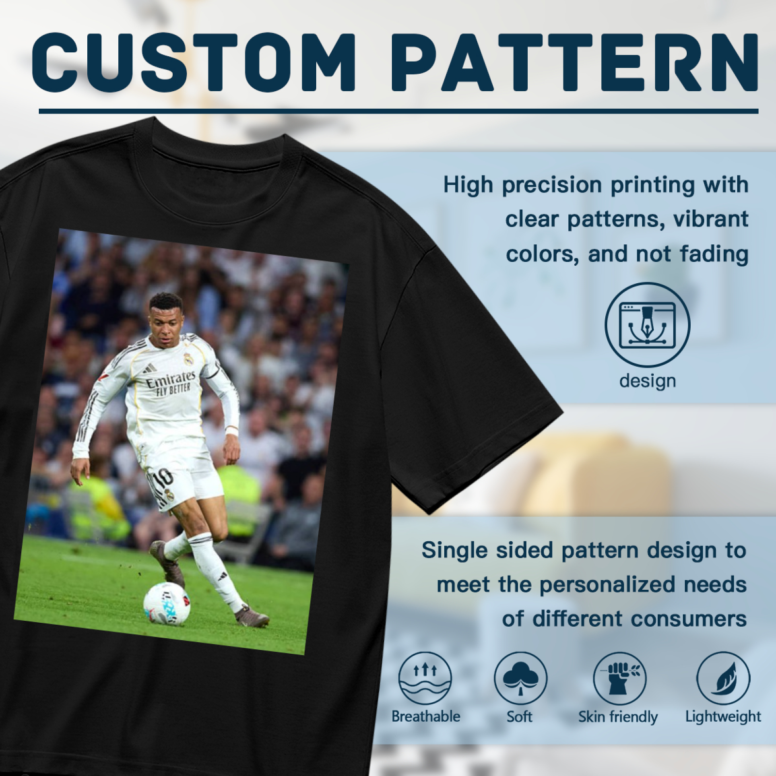 Football Legacy Striker Action Tee Represent Soccer¡¯s Iconic Goals