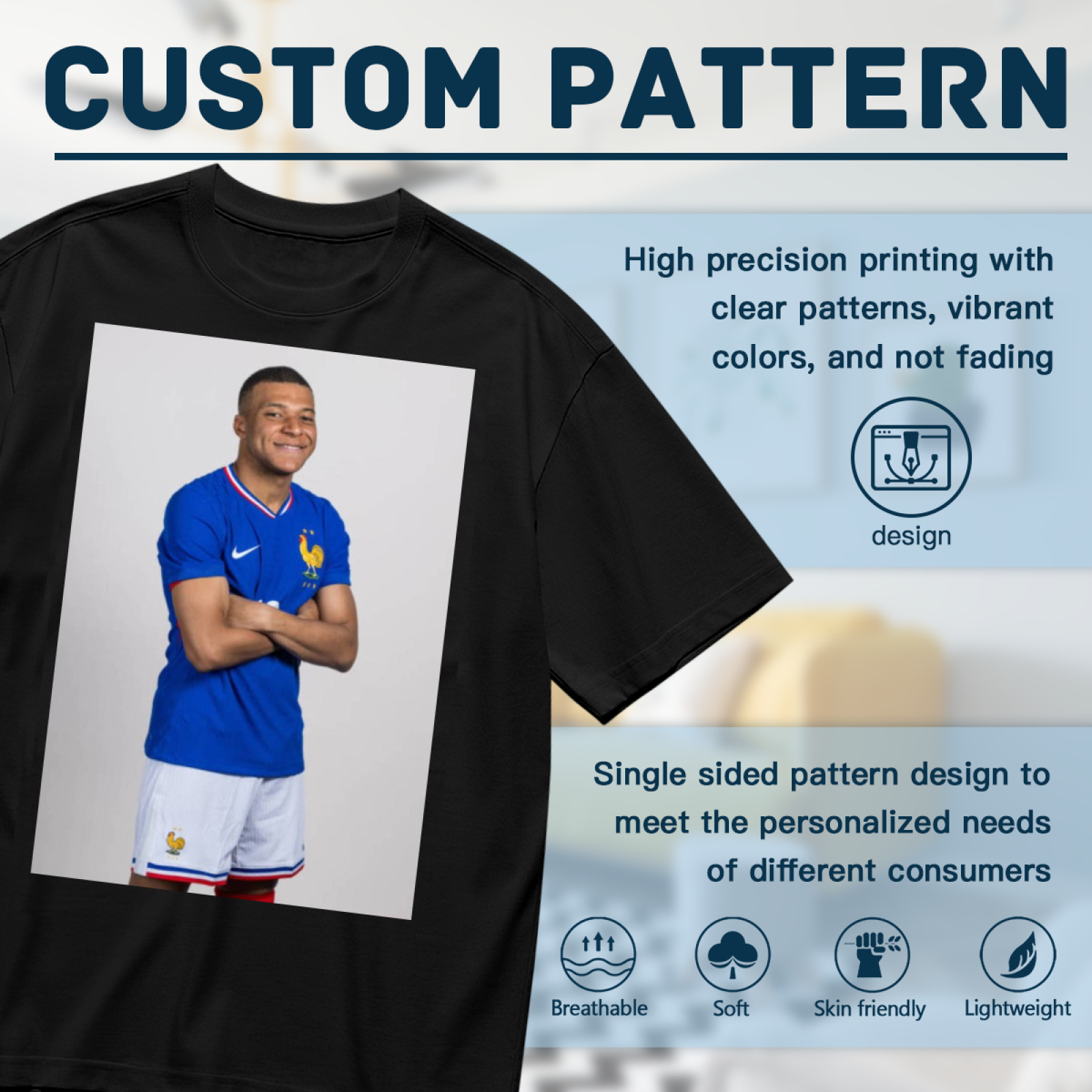 Football Striker Superstars Tee Celebrate the Power of the Beautiful Game