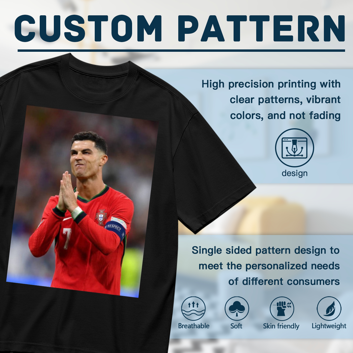 Champion¡¯s Kick Graphic T-Shirt ¨C Wear Your Football Pride