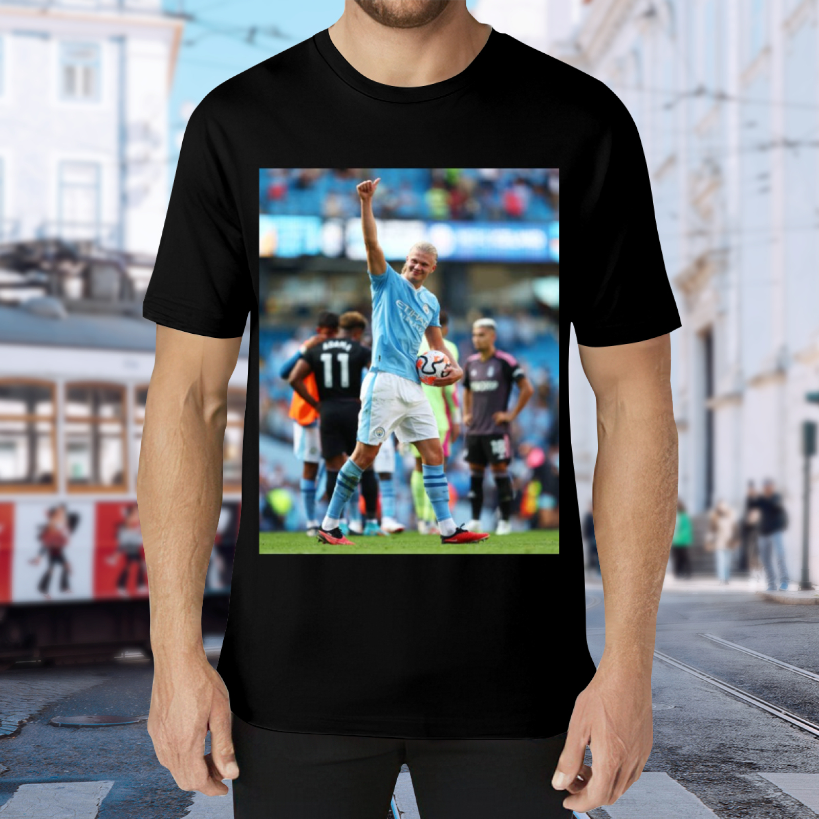 Football Action Star Tee Celebrate the Power of Football