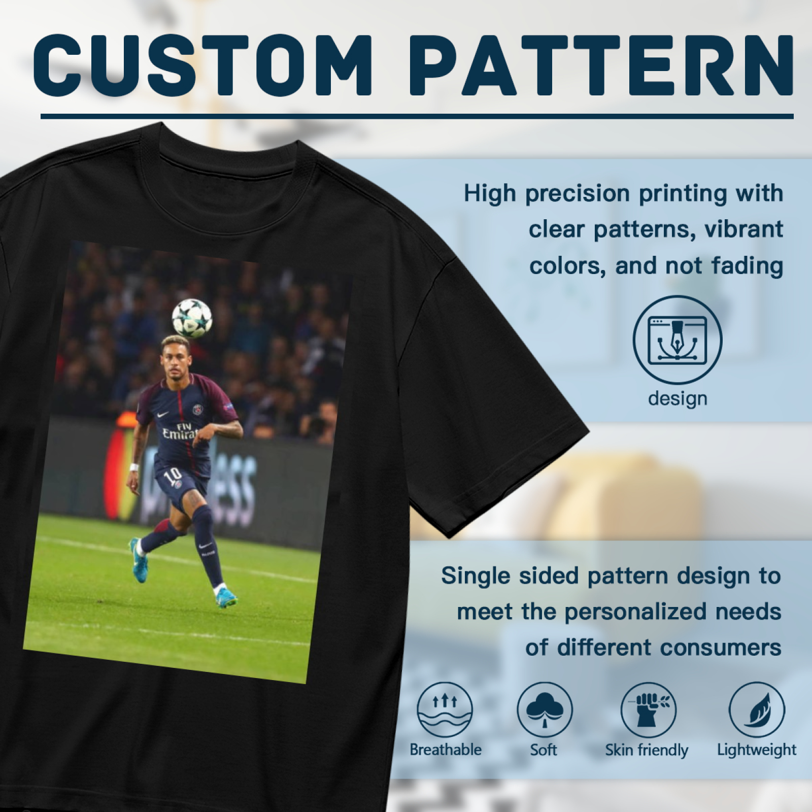 Football Power Tee Represent the Energy and Strength of the Game