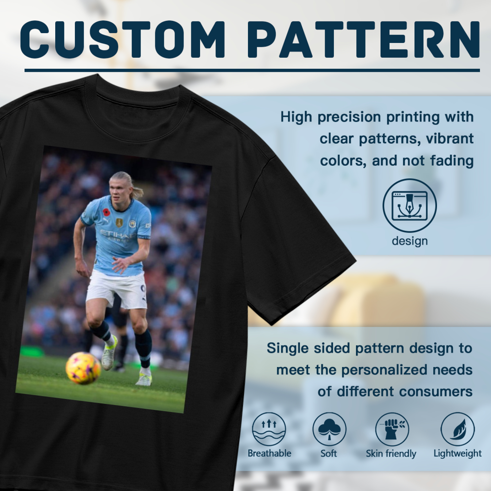 Football Legacy Action Tee Show Your Passion for Soccer