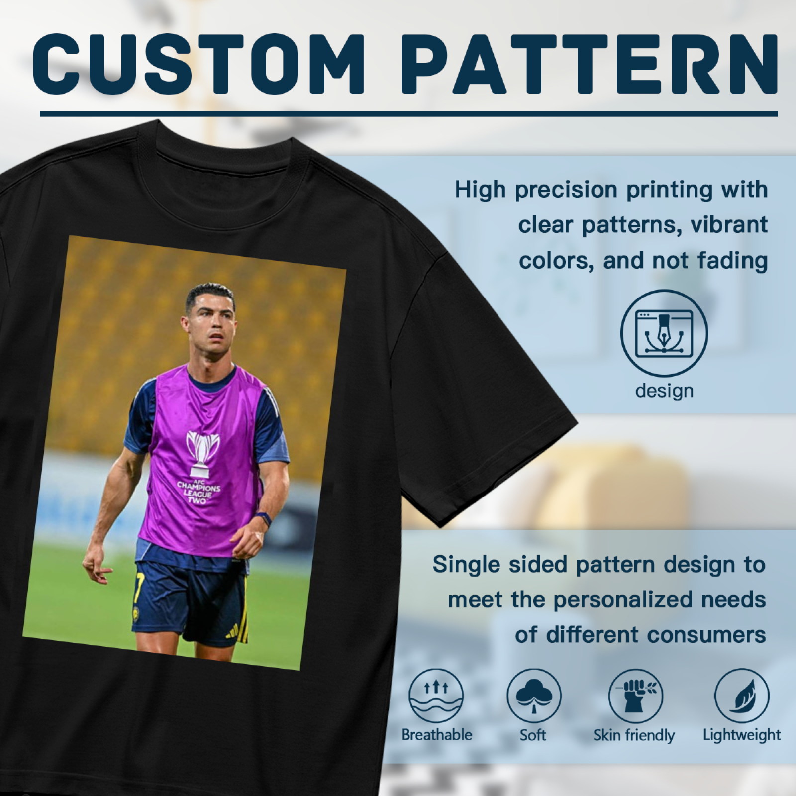 Football Striker Victory Tee Wear Your Soccer Pride Everywhere