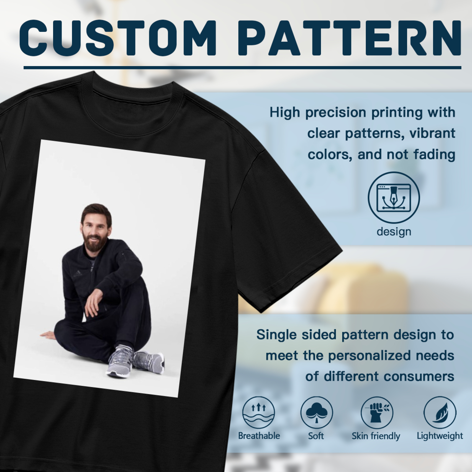 Soccer Superstars Tee Show Your Support for Football Legends