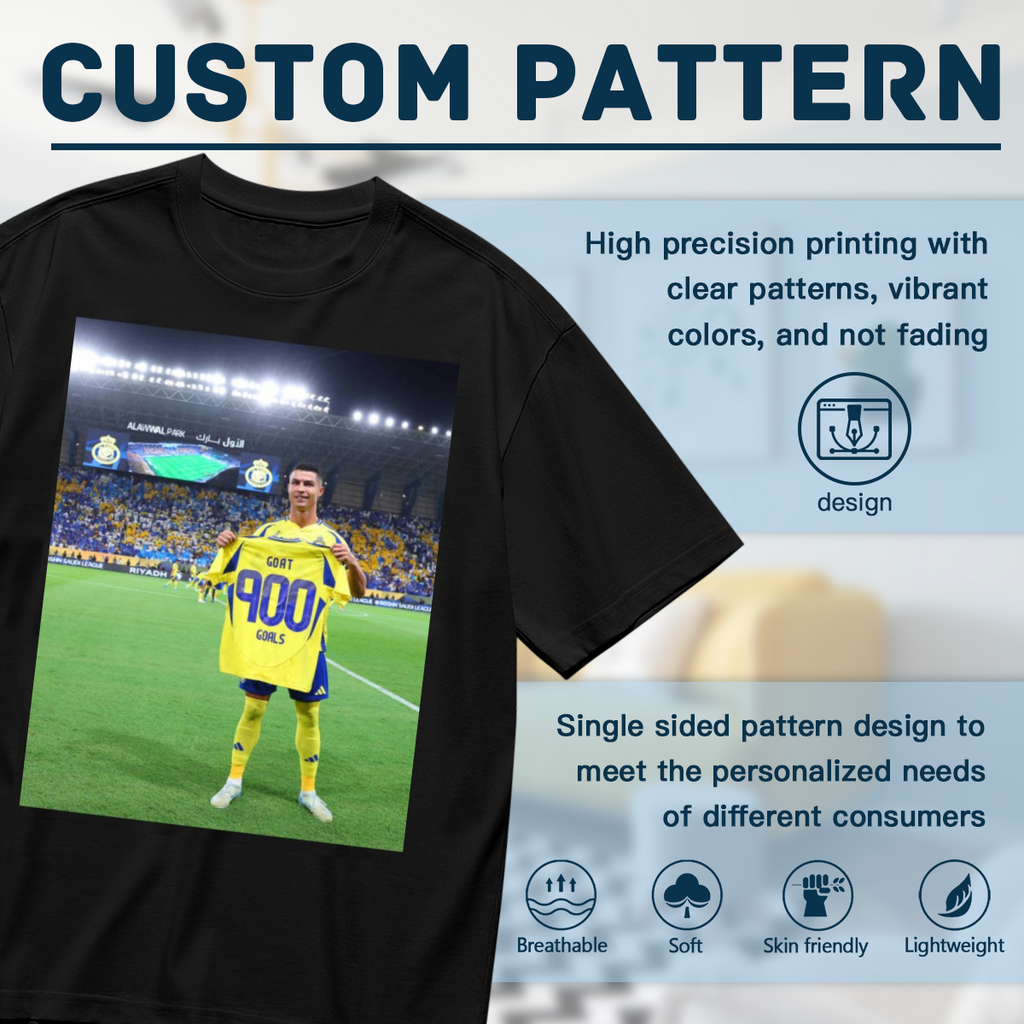 Football Superstar-Inspired T-Shirt ¨C Where Style Meets Passion