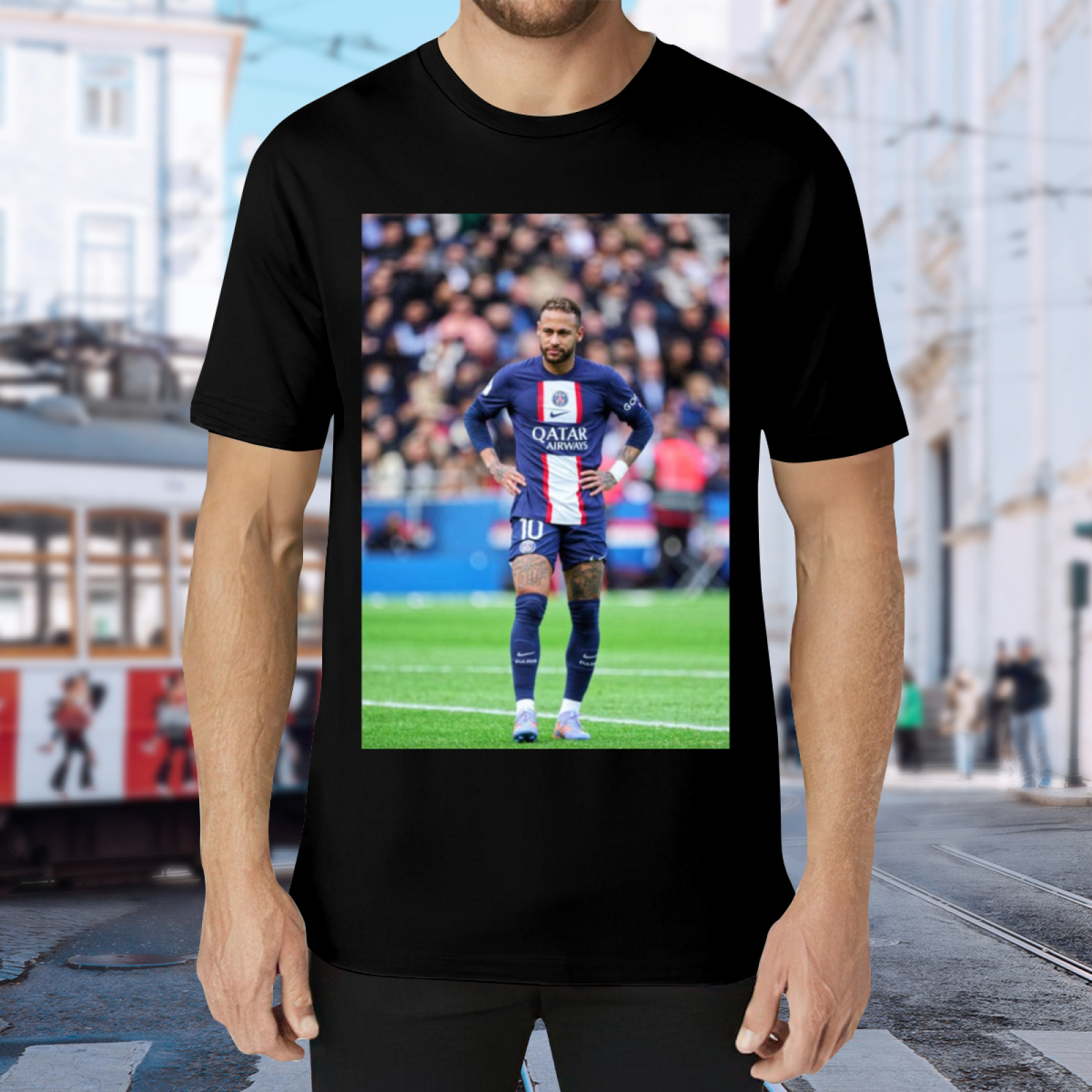 Powerful Football Graphic Tee Show Off Your Love for the Sport