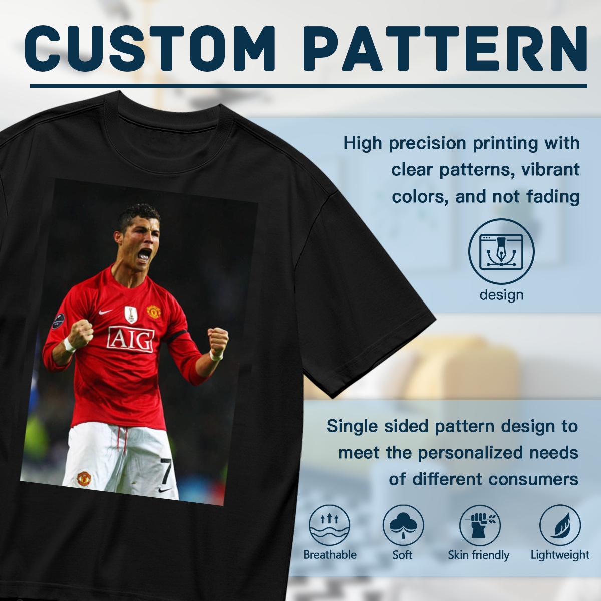 Football Greatness Graphic T-Shirt ¨C Ideal for Every Fan