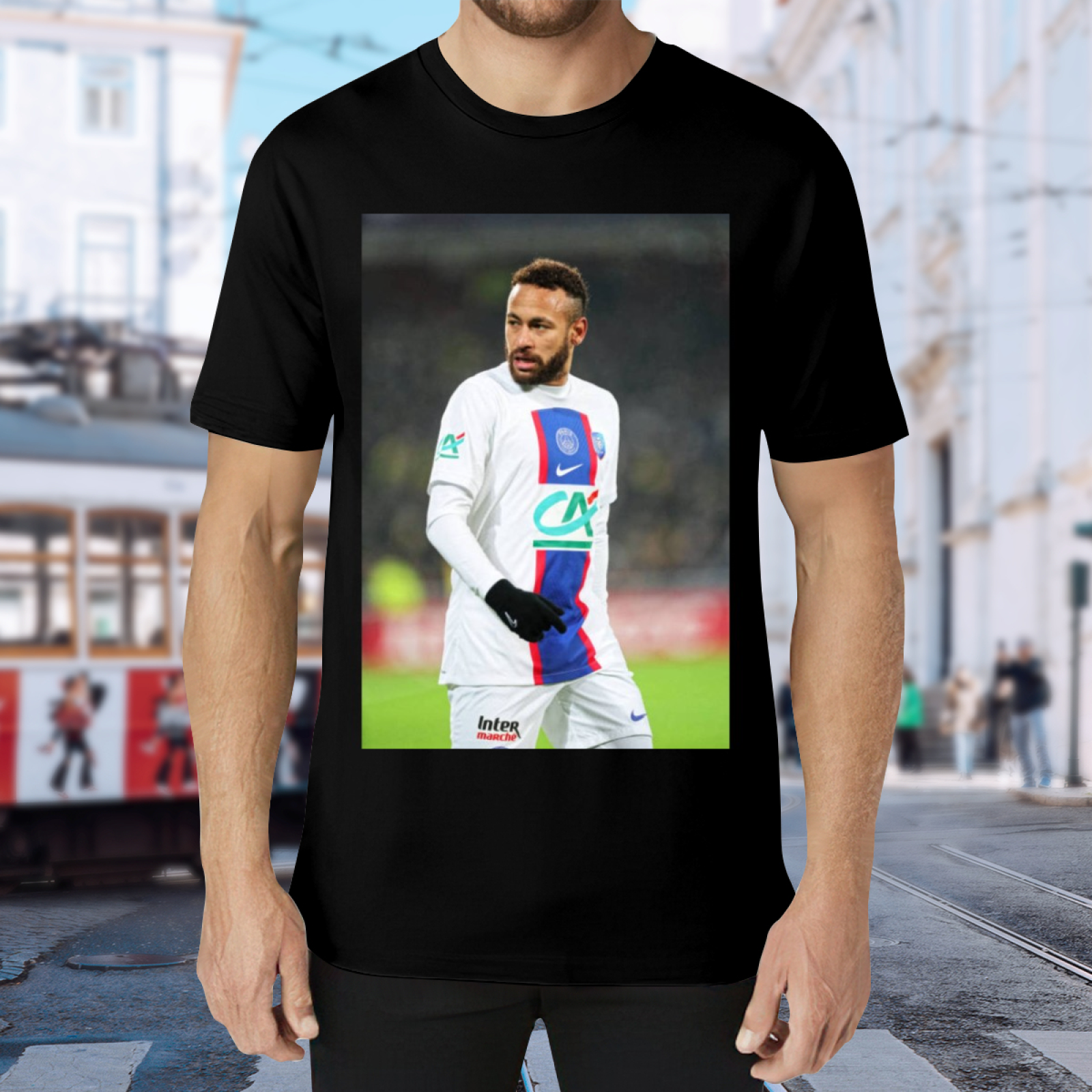 Bold Football Star Tee Represent the World¡¯s Greatest Sport